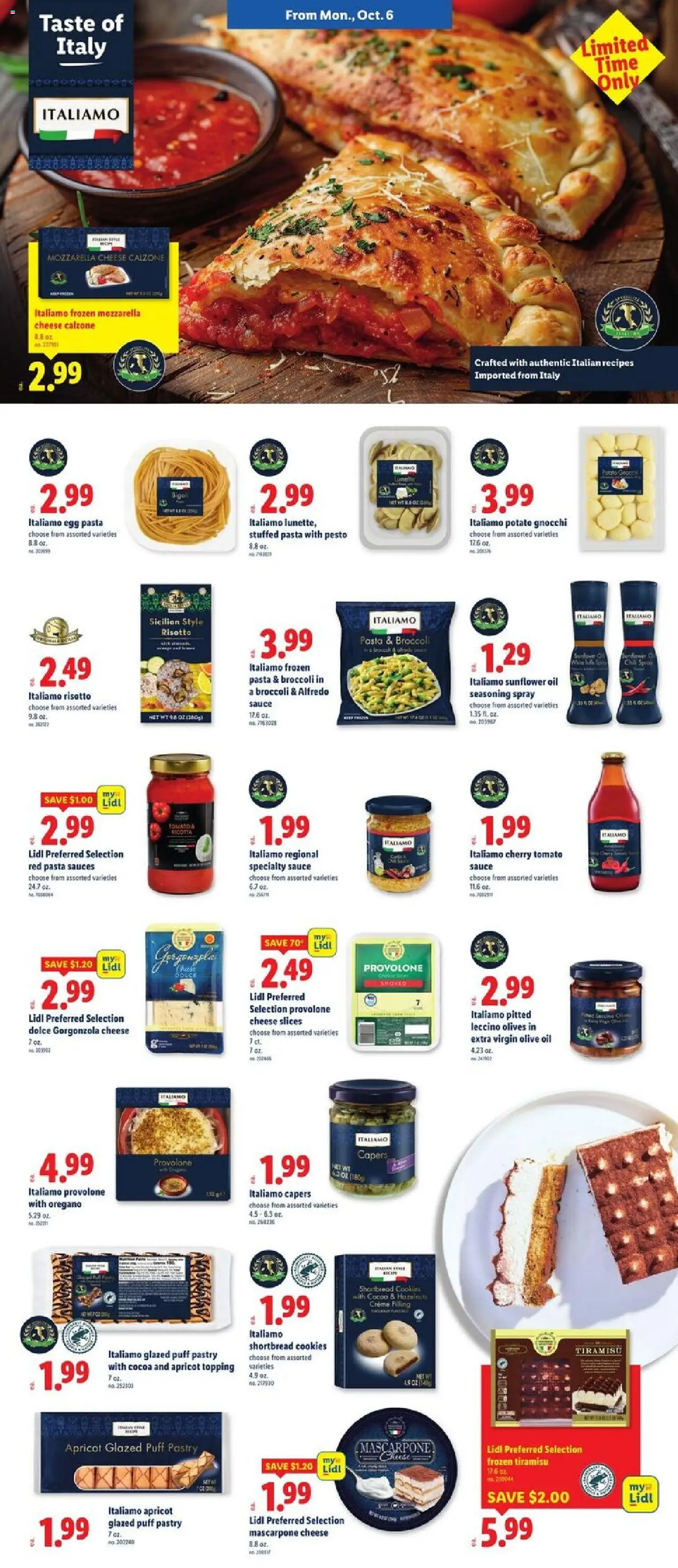Lidl Weekly Ad - VA - valid from 01.10.2025 | Page: 6 | Products: Broccoli, Oil, Cookies, Puff Pastry