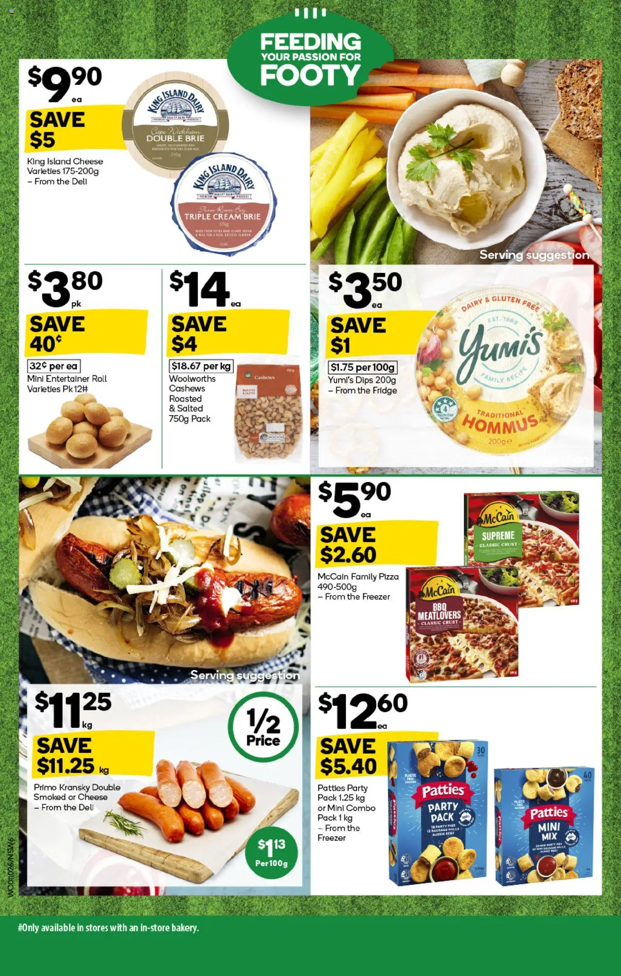 Woolworths catalogue - valid from 01.10.2025 | Page: 6 | Products: Dairy, Cream, Sausage, Freezer