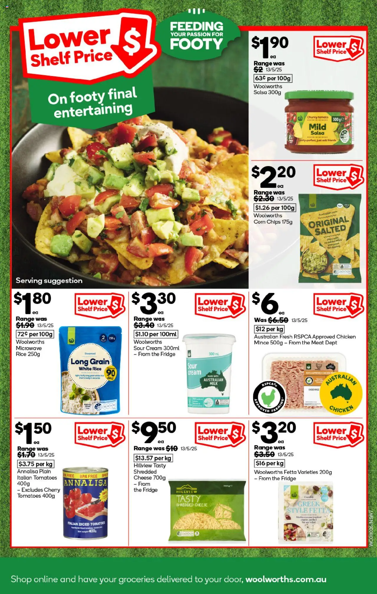 Woolworths catalogue - valid from 01.10.2025 | Page: 7 | Products: Cheese, Rice, Salsa, Microwave