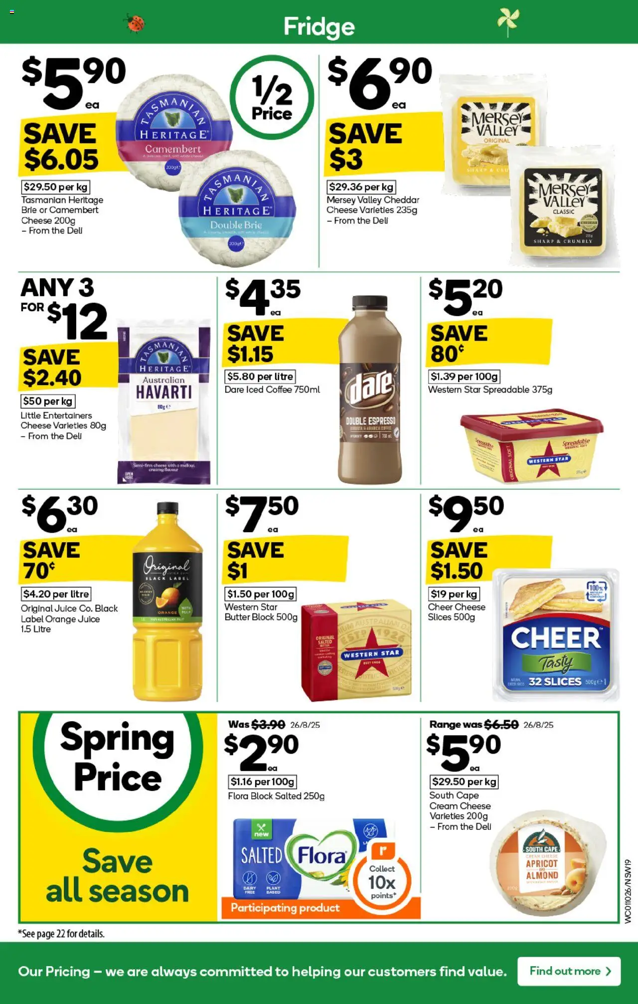Woolworths catalogue - valid from 01.10.2025 | Page: 17 | Products: Cheese, Coffee, Cream, Fridge