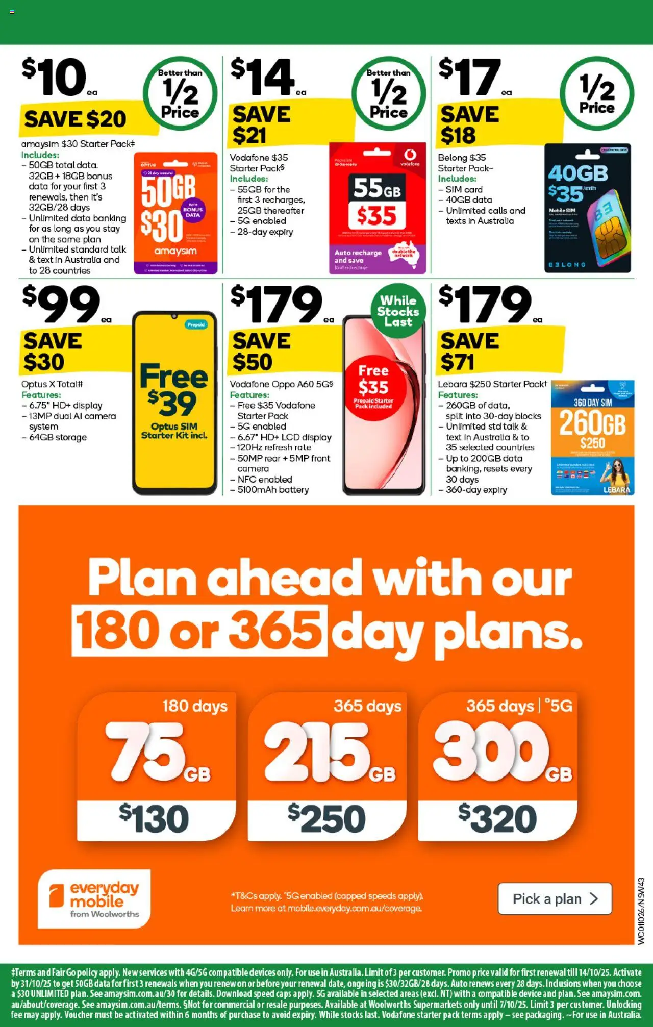 Woolworths catalogue - valid from 01.10.2025 | Page: 41 | Products: Battery, Device, Camera, Mobile