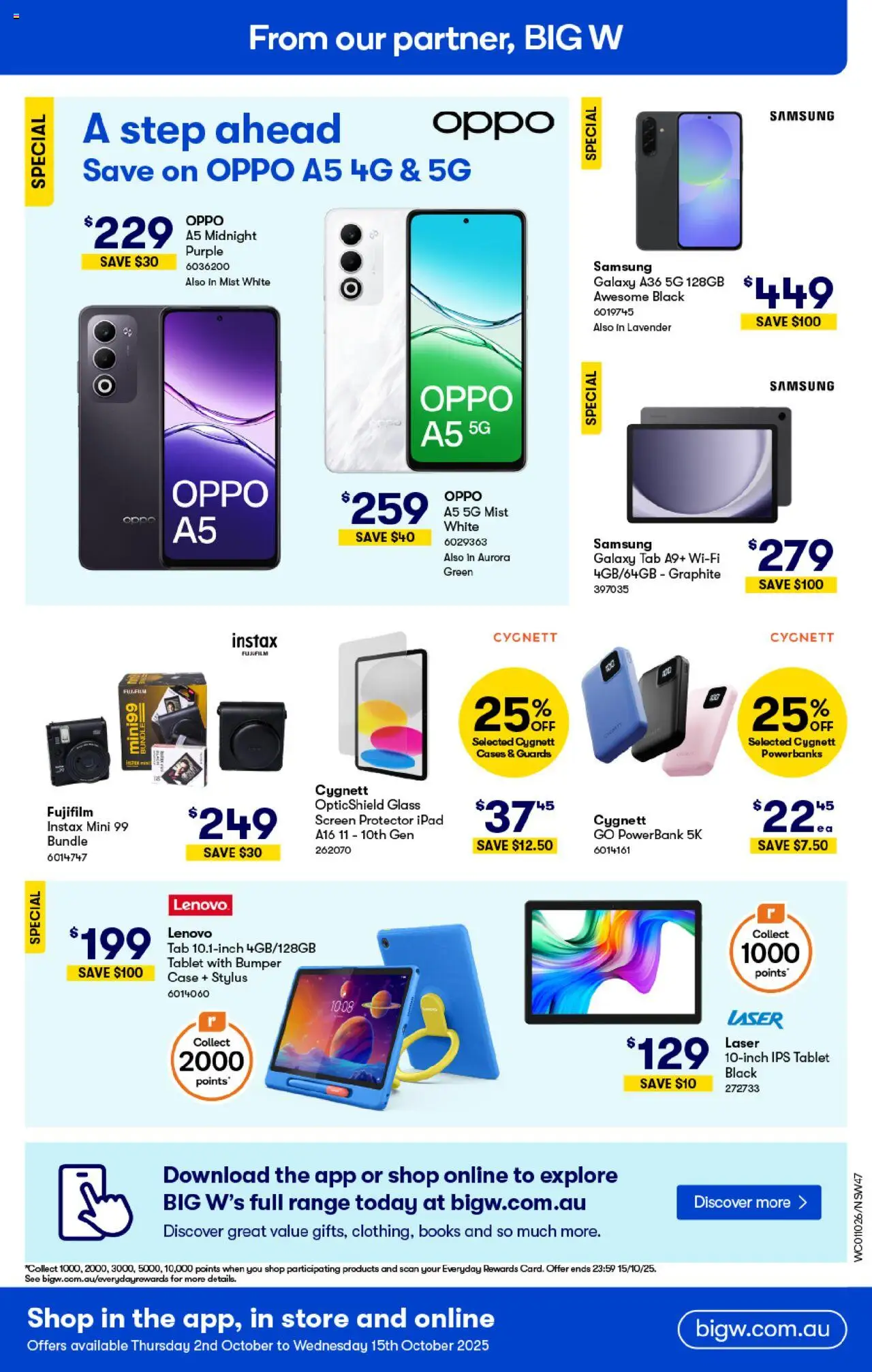 Woolworths catalogue - valid from 01.10.2025 | Page: 45 | Products: Tablet, Case, Screen