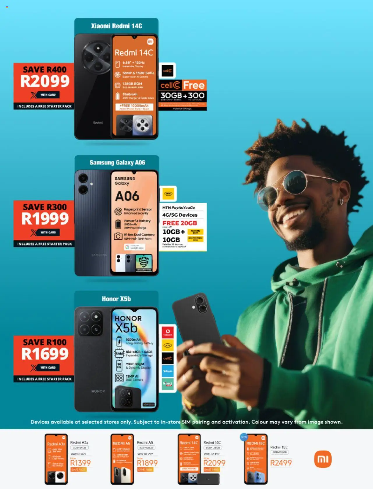 New Checkers catalogue – valid from 29.09.2025 | Page: 4 | Products: Sim, Camera, Cable, Battery