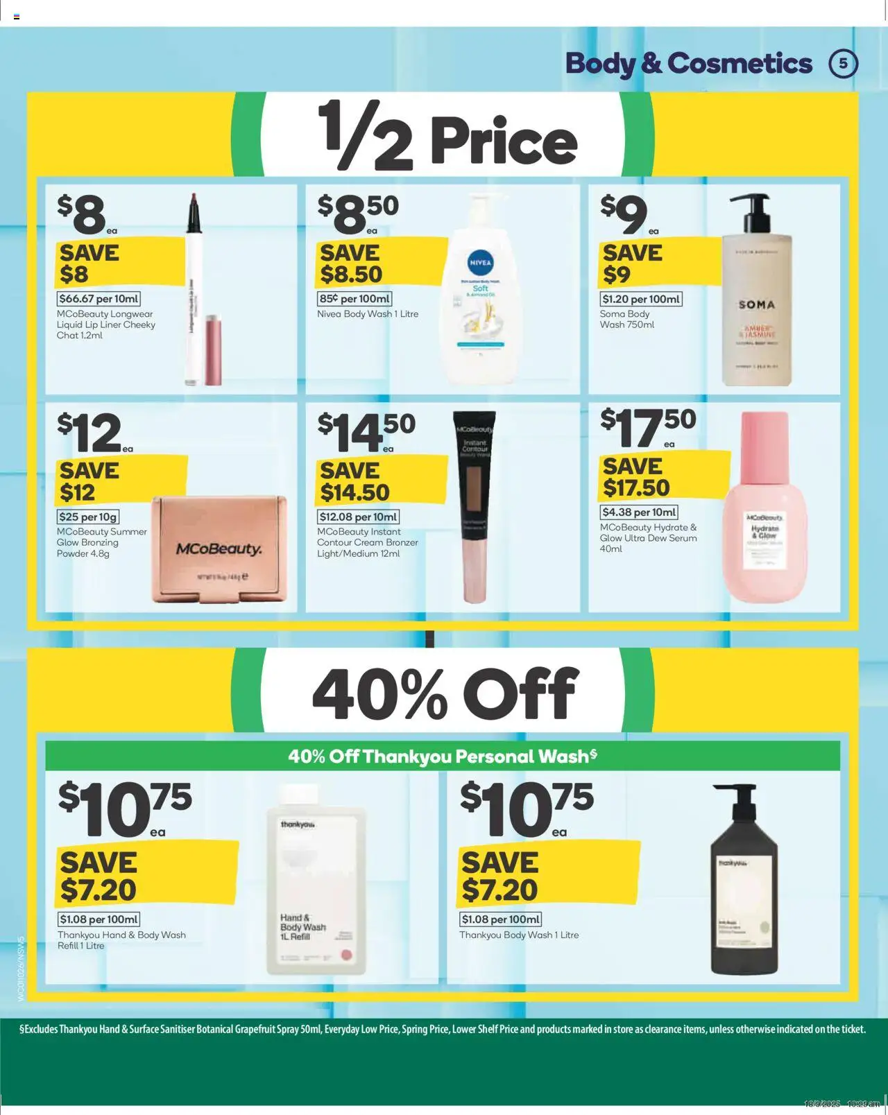 Woolworths catalogue - valid from 01.10.2025 | Page: 6 | Products: Shelf, Bronzer, Grapefruit, Contour