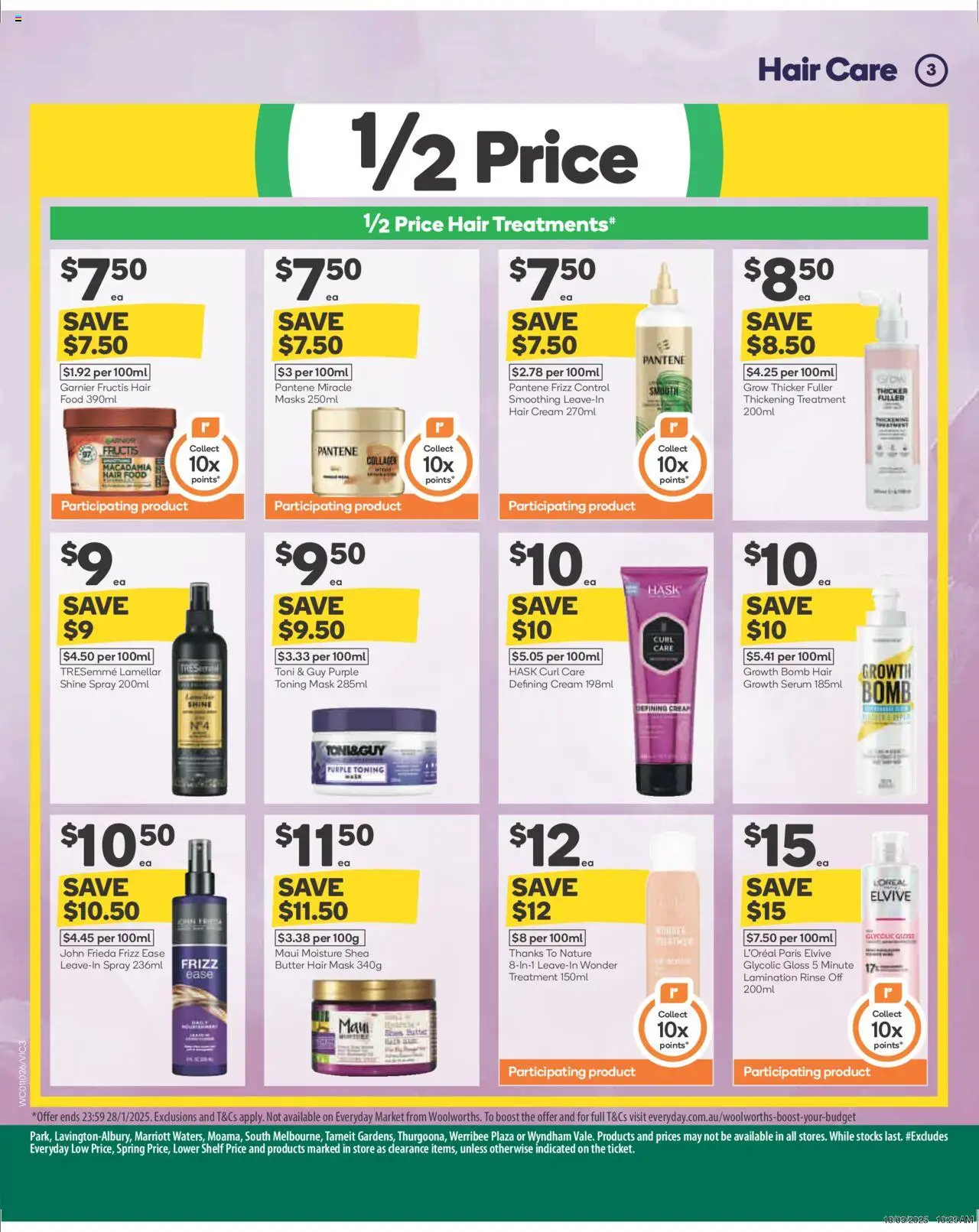 Woolworths catalogue - valid from 01.10.2025 | Page: 4 | Products: Shelf, Butter, Cream, Treatment