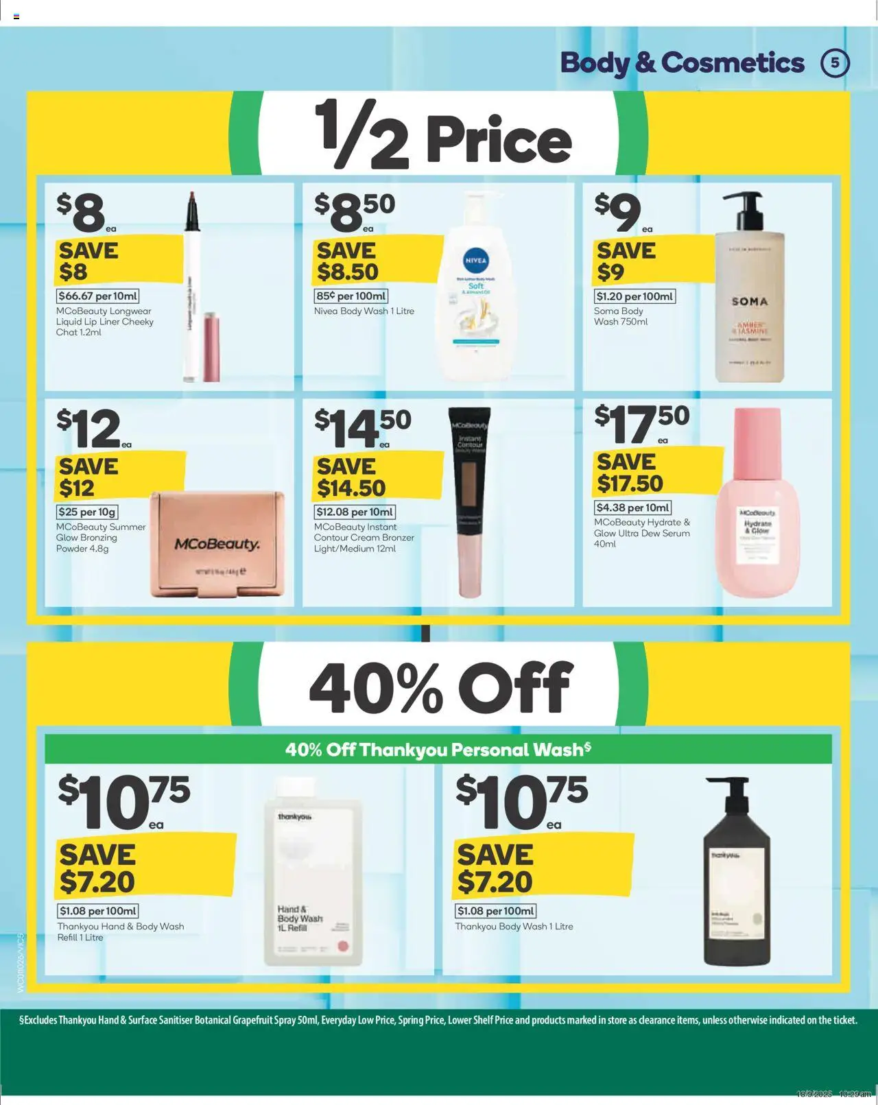 Woolworths catalogue - valid from 01.10.2025 | Page: 6 | Products: Shelf, Bronzer, Grapefruit, Contour