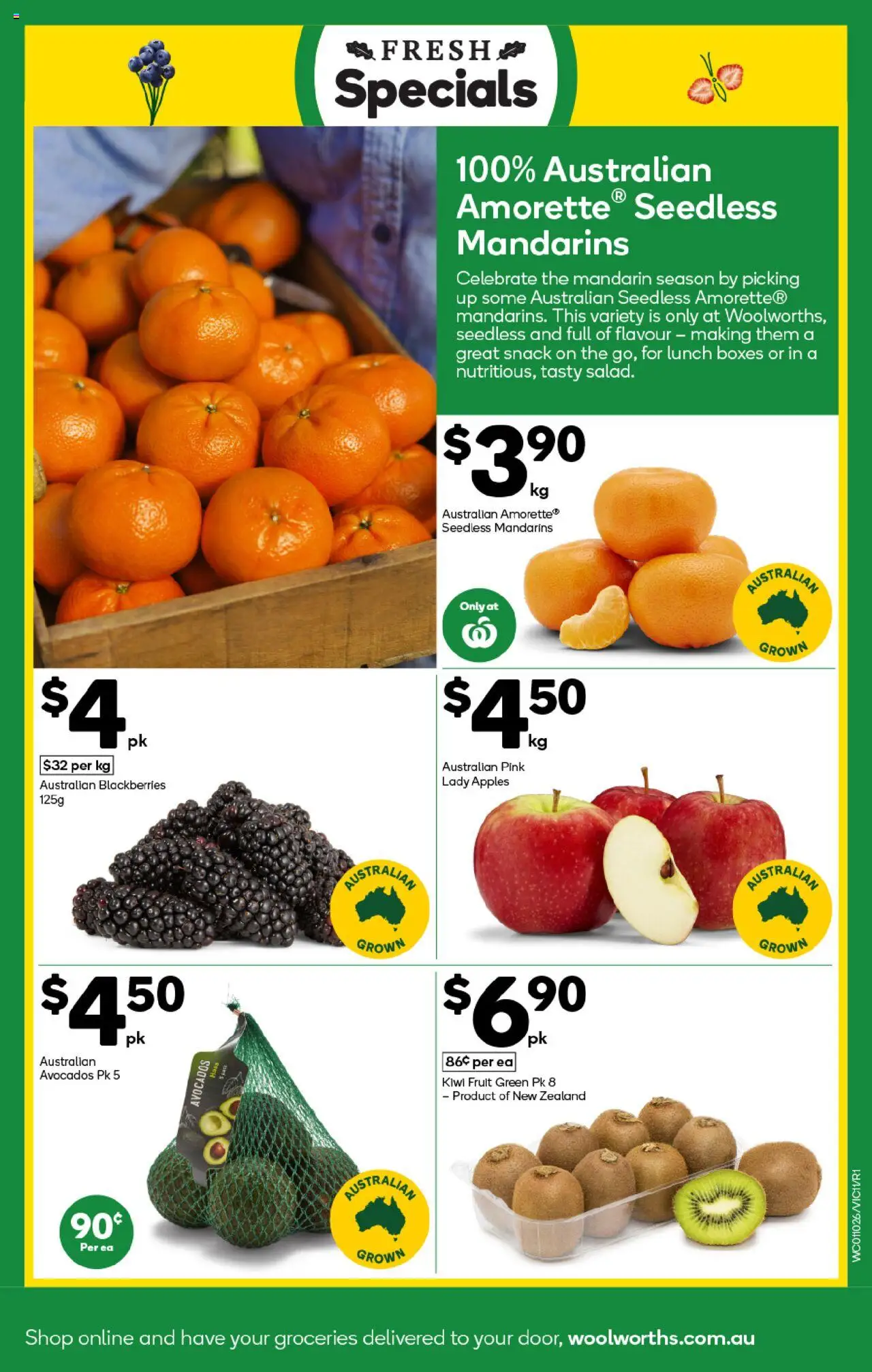 Woolworths catalogue - valid from 01.10.2025 | Page: 11 | Products: Apples, Mandarins