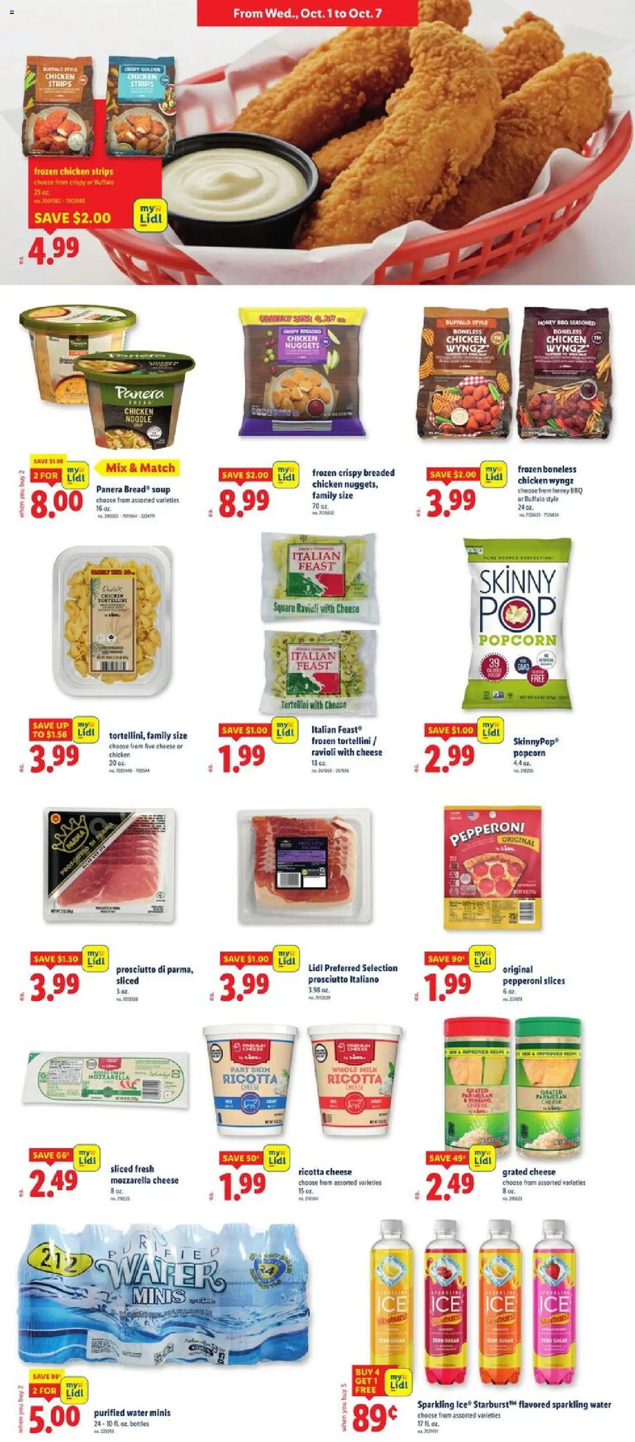 Lidl Weekly Ad - NJ - valid from 01.10.2025 | Page: 3 | Products: Milk, Cheese, Water, Sugar
