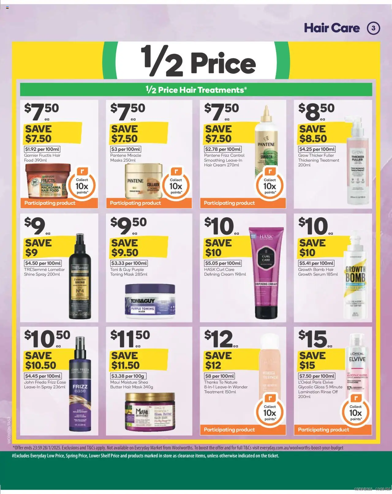 Woolworths catalogue - valid from 01.10.2025 | Page: 4 | Products: Shelf, Butter, Mask, Collagen
