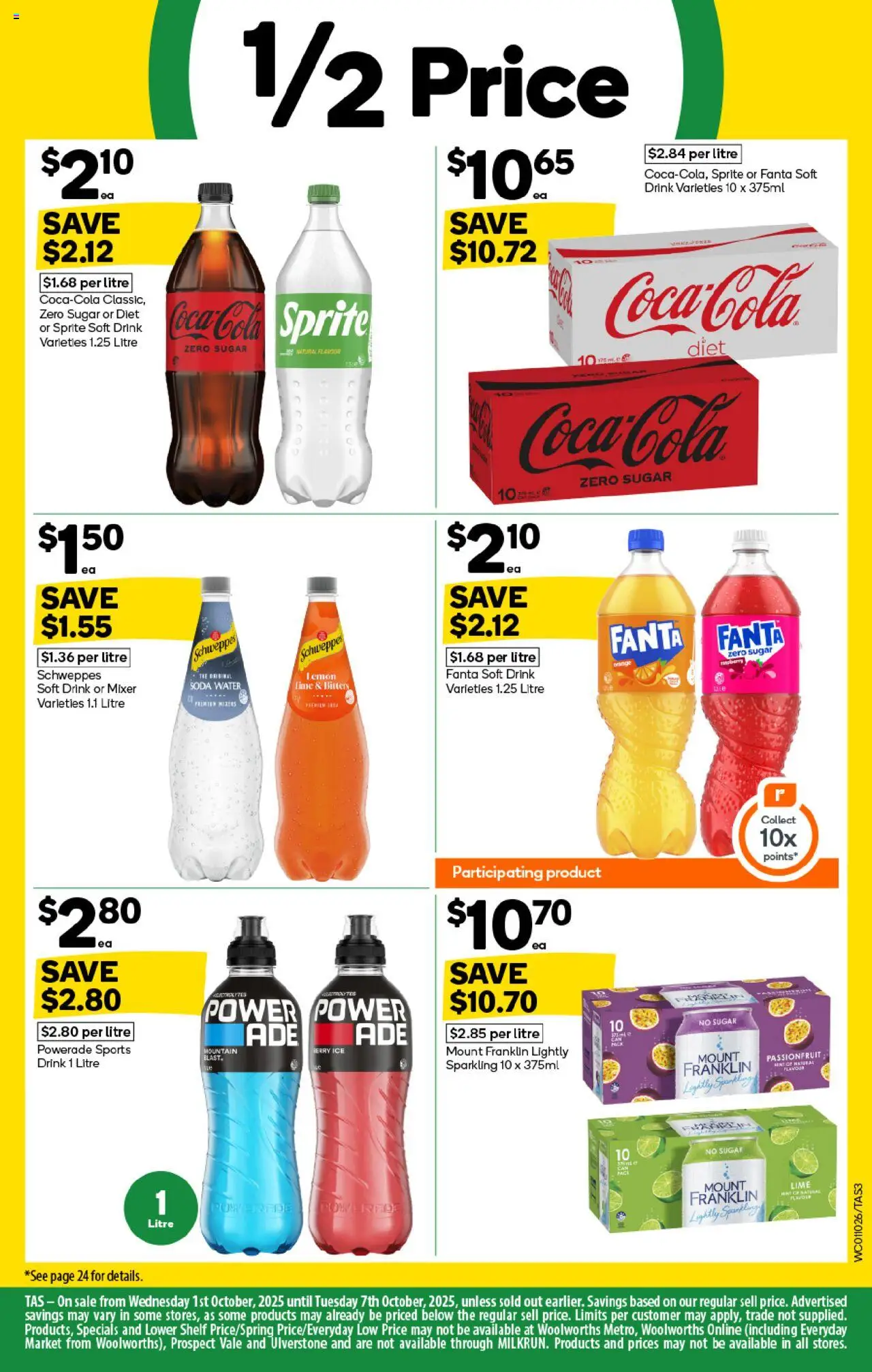 Woolworths catalogue - valid from 01.10.2025 | Page: 3 | Products: Shelf, Passionfruit, Water, Lemon