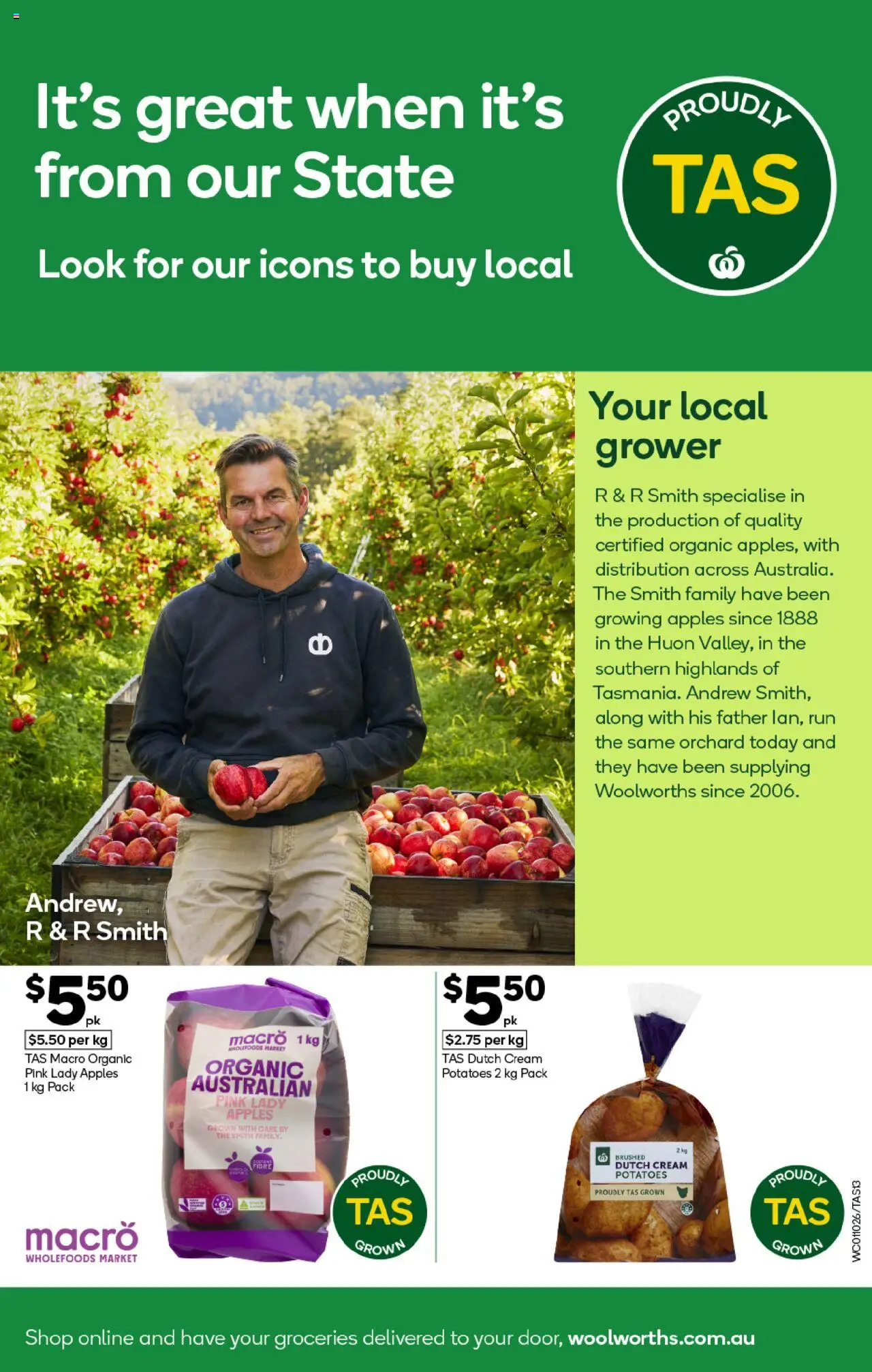 Woolworths catalogue - valid from 01.10.2025 | Page: 13 | Products: Apples, Cream, Potatoes