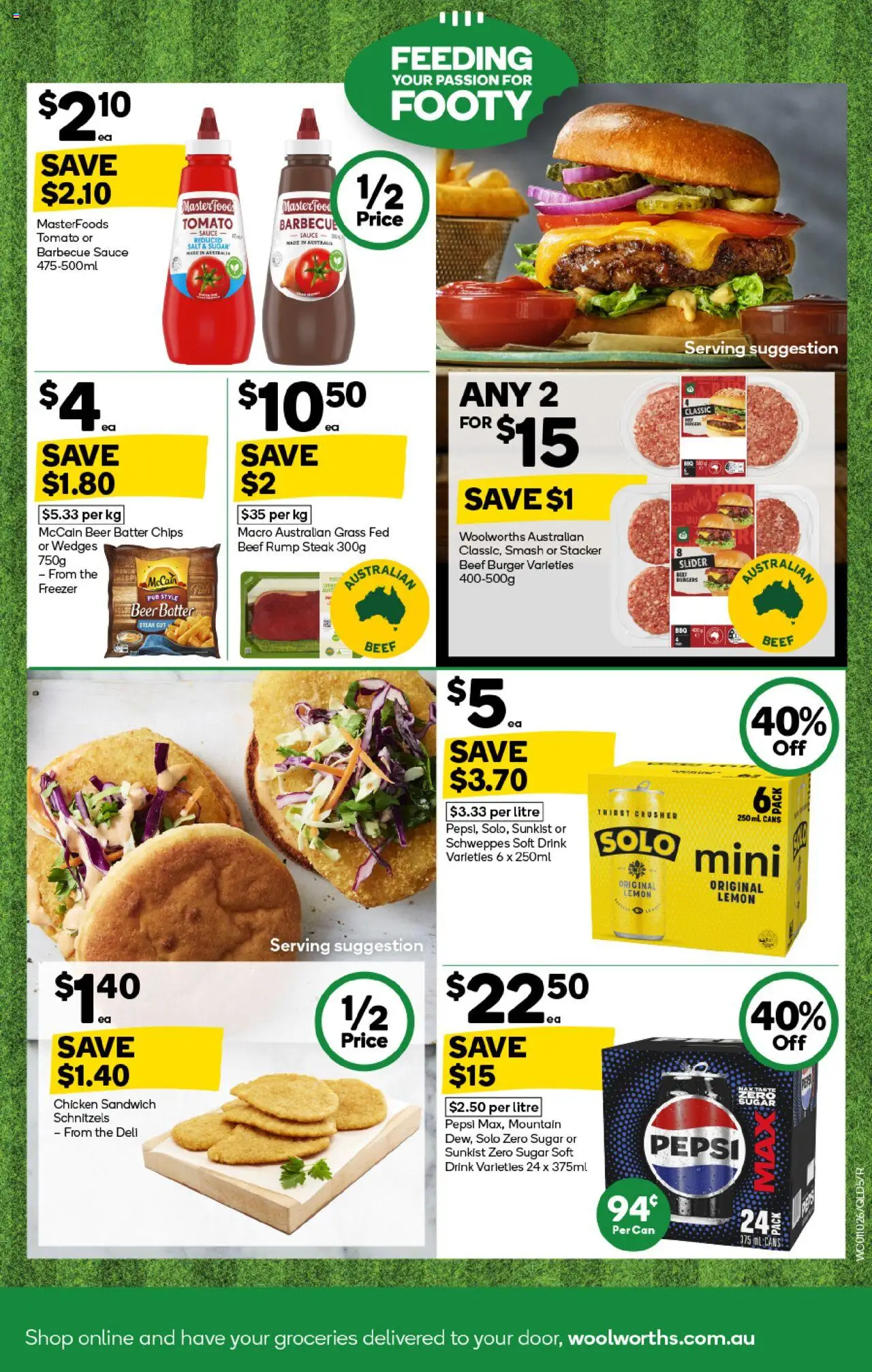 Woolworths catalogue - valid from 01.10.2025 | Page: 5 | Products: Grass, Beef, Steak, Freezer