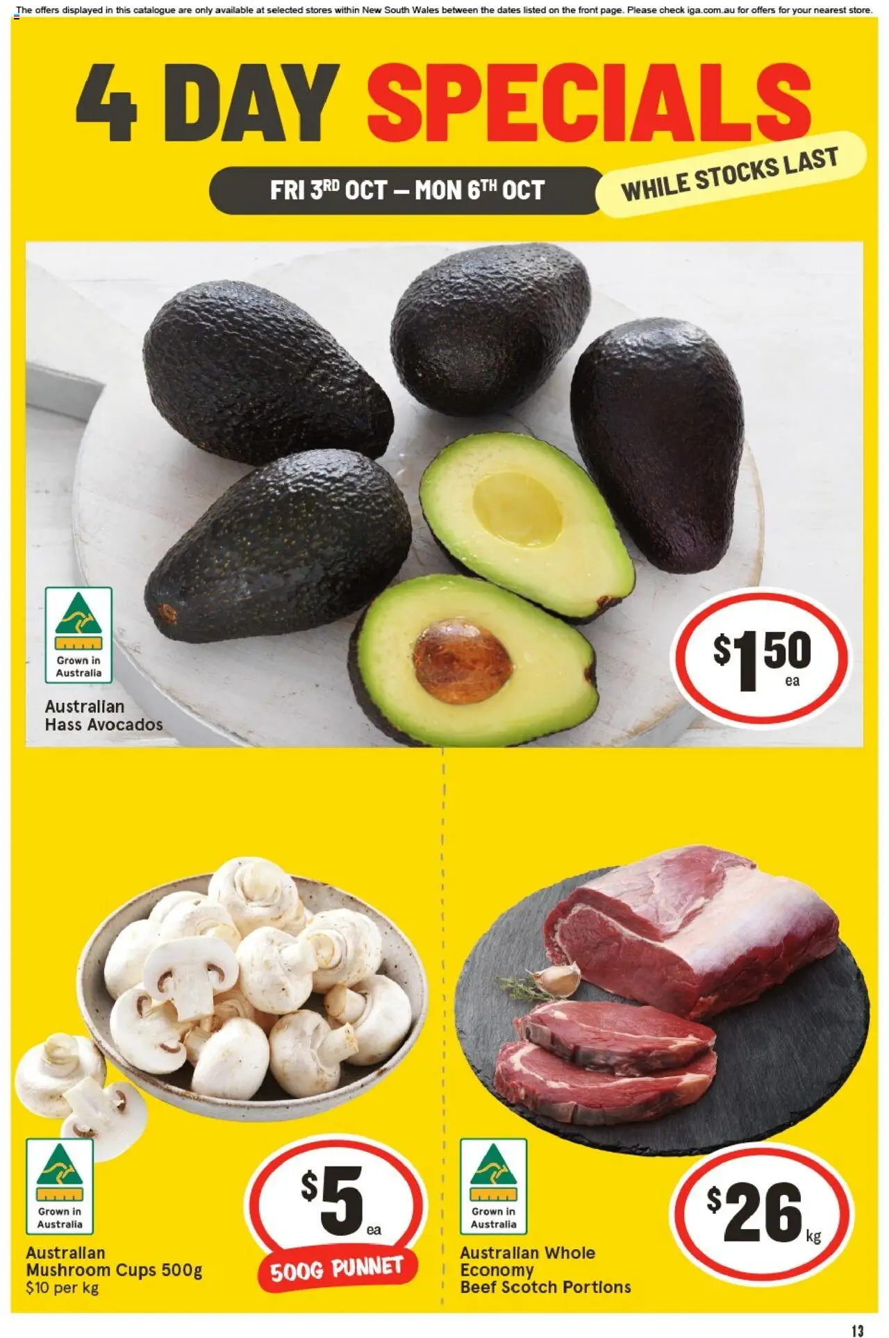 IGA catalogue - valid from 03.10.2025 | Page: 2 | Products: Cups, Beef, Scotch