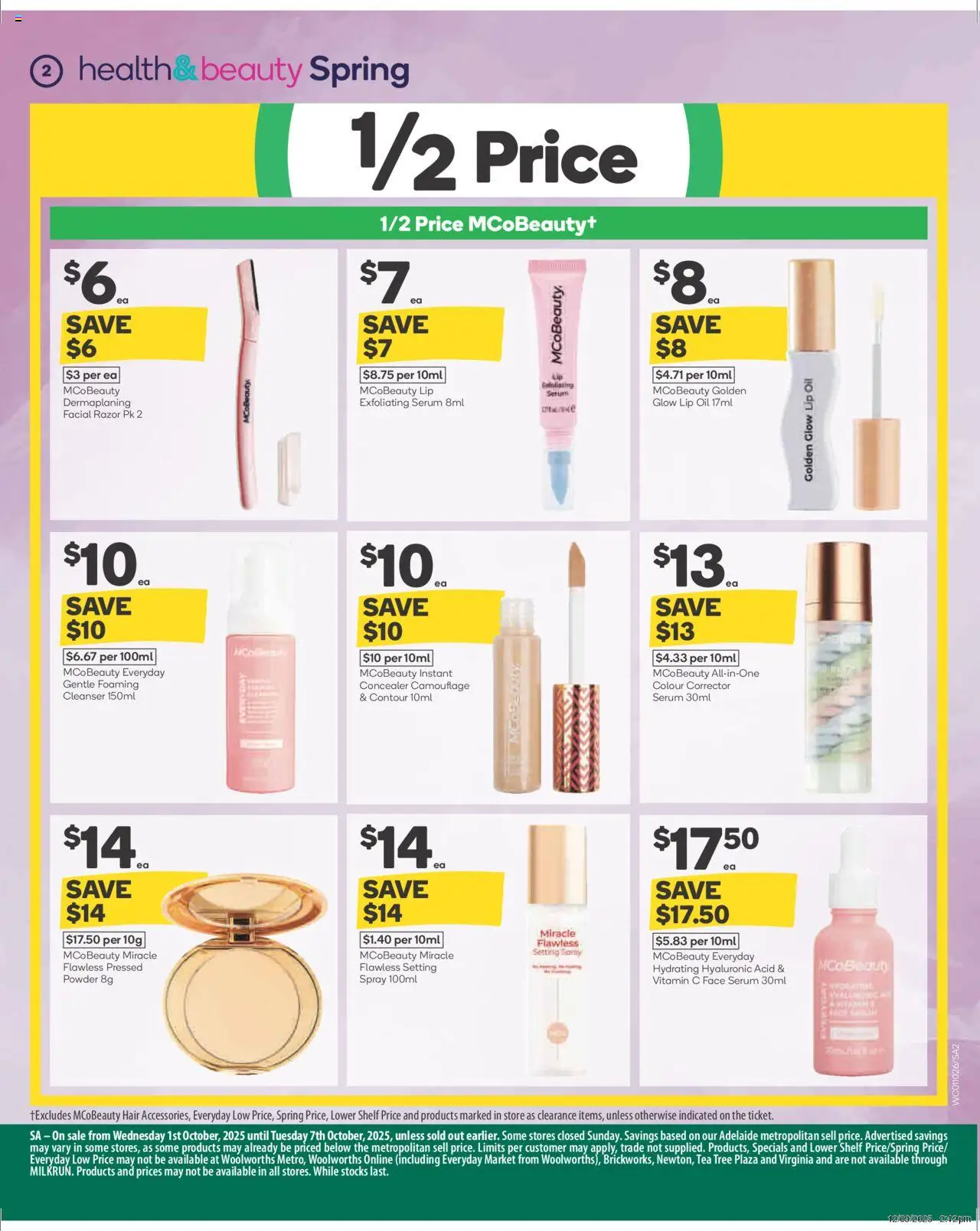 Woolworths catalogue - valid from 01.10.2025 | Page: 3 | Products: Powder, Oil, Corrector, Setting spray
