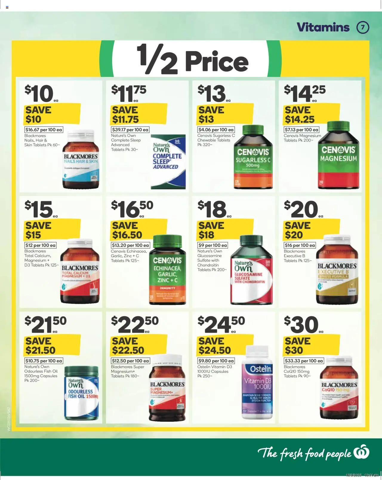 Woolworths catalogue - valid from 01.10.2025 | Page: 8 | Products: Oil, Fish, Garlic, Vitamin