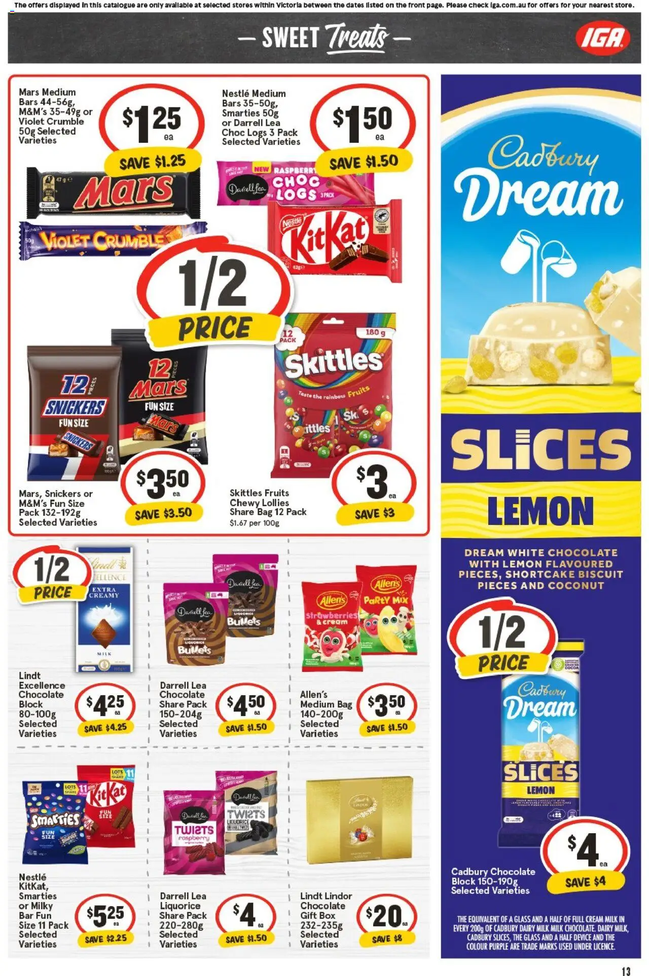 IGA catalogue - valid from 01.10.2025 | Page: 12 | Products: Box, Lollies, Strawberries, Lemon