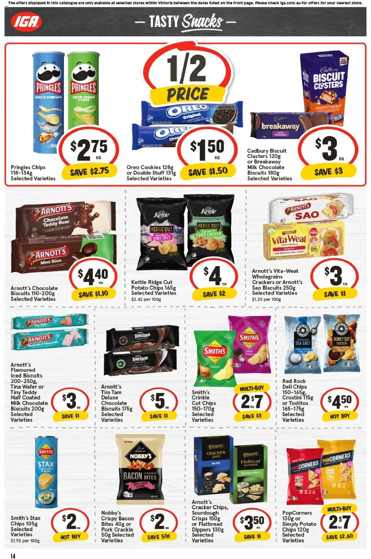 IGA catalogue - valid from 01.10.2025 | Page: 13 | Products: Milk, Chicken, Sour cream, Biscuits