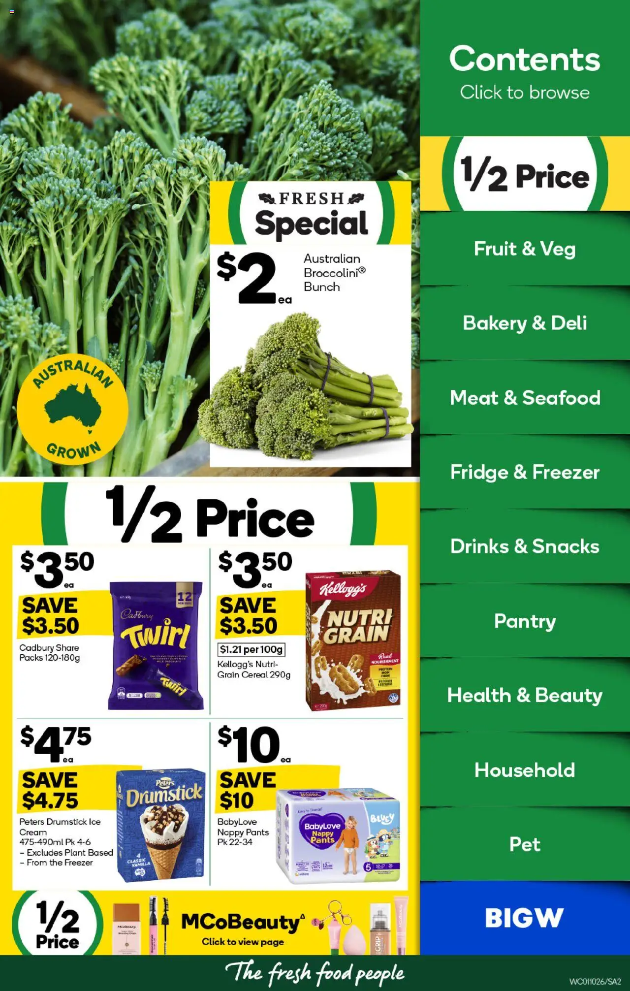 Woolworths catalogue - valid from 01.10.2025 | Page: 2 | Products: Meat, Pants, Seafood, Fridge