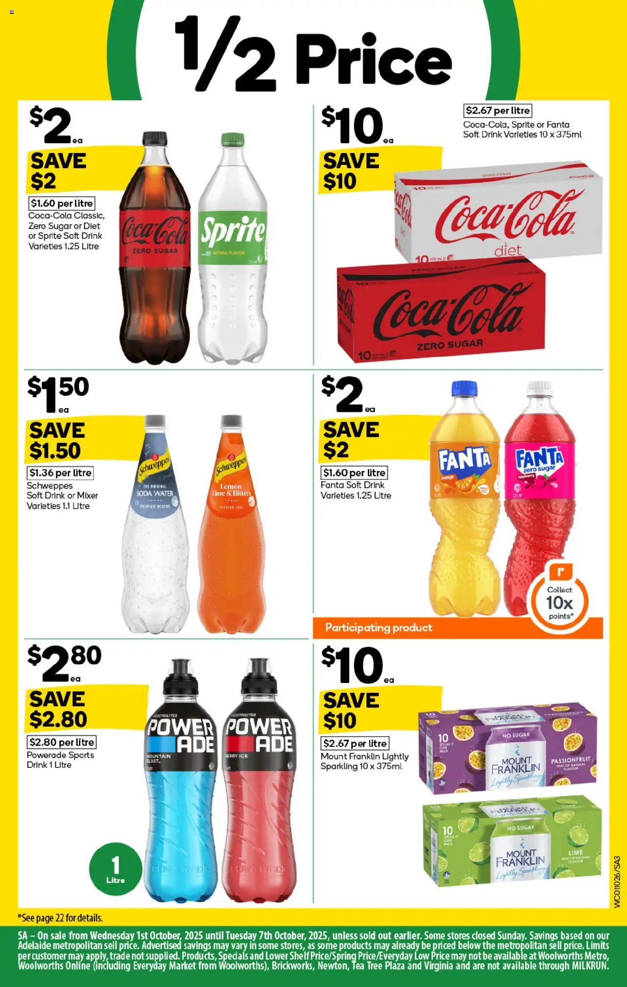 Woolworths catalogue - valid from 01.10.2025 | Page: 3 | Products: Shelf, Passionfruit, Lime, Mixer