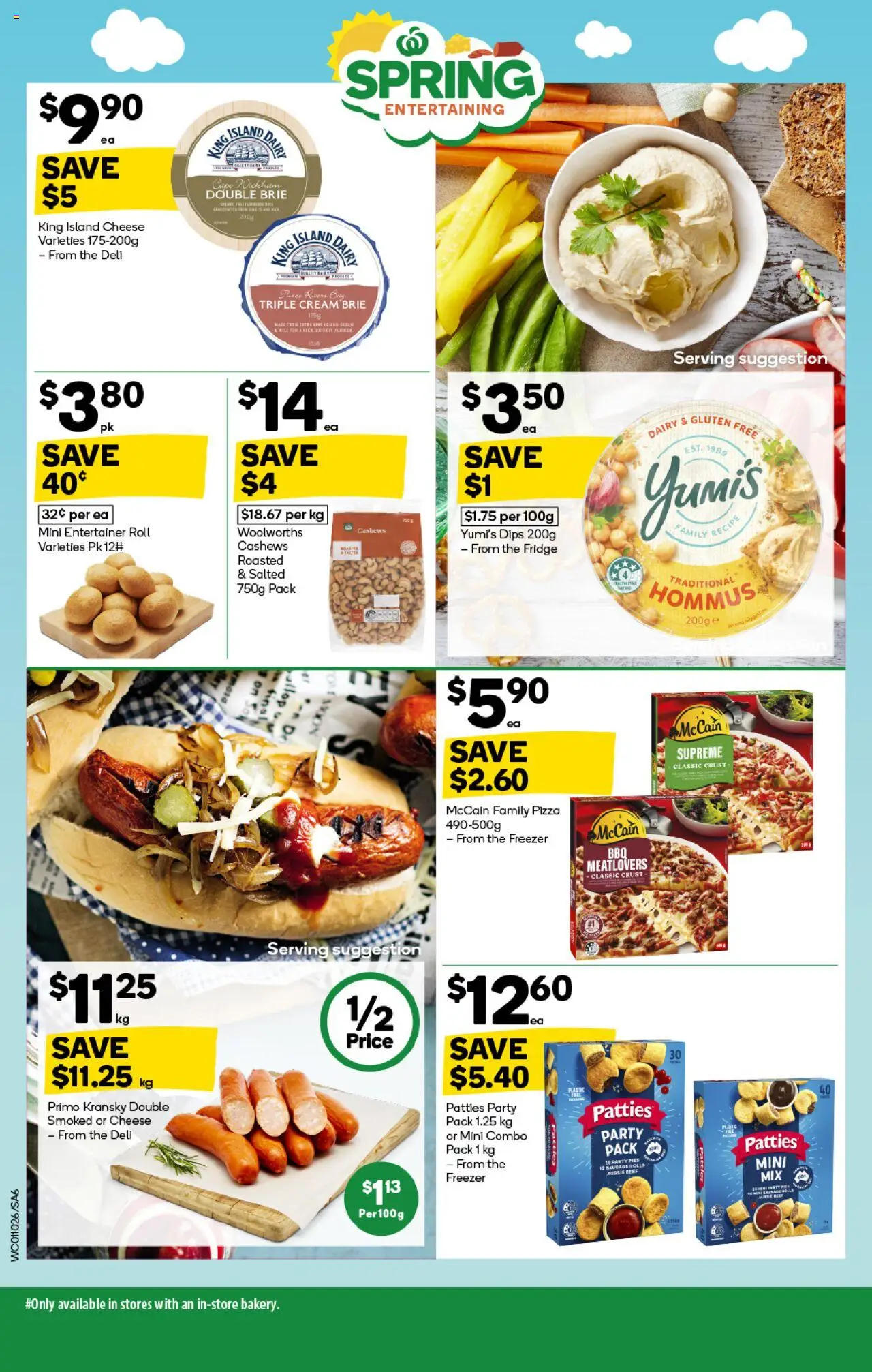 Woolworths catalogue - valid from 01.10.2025 | Page: 6 | Products: Cheese, Pizza, Beef, Pies