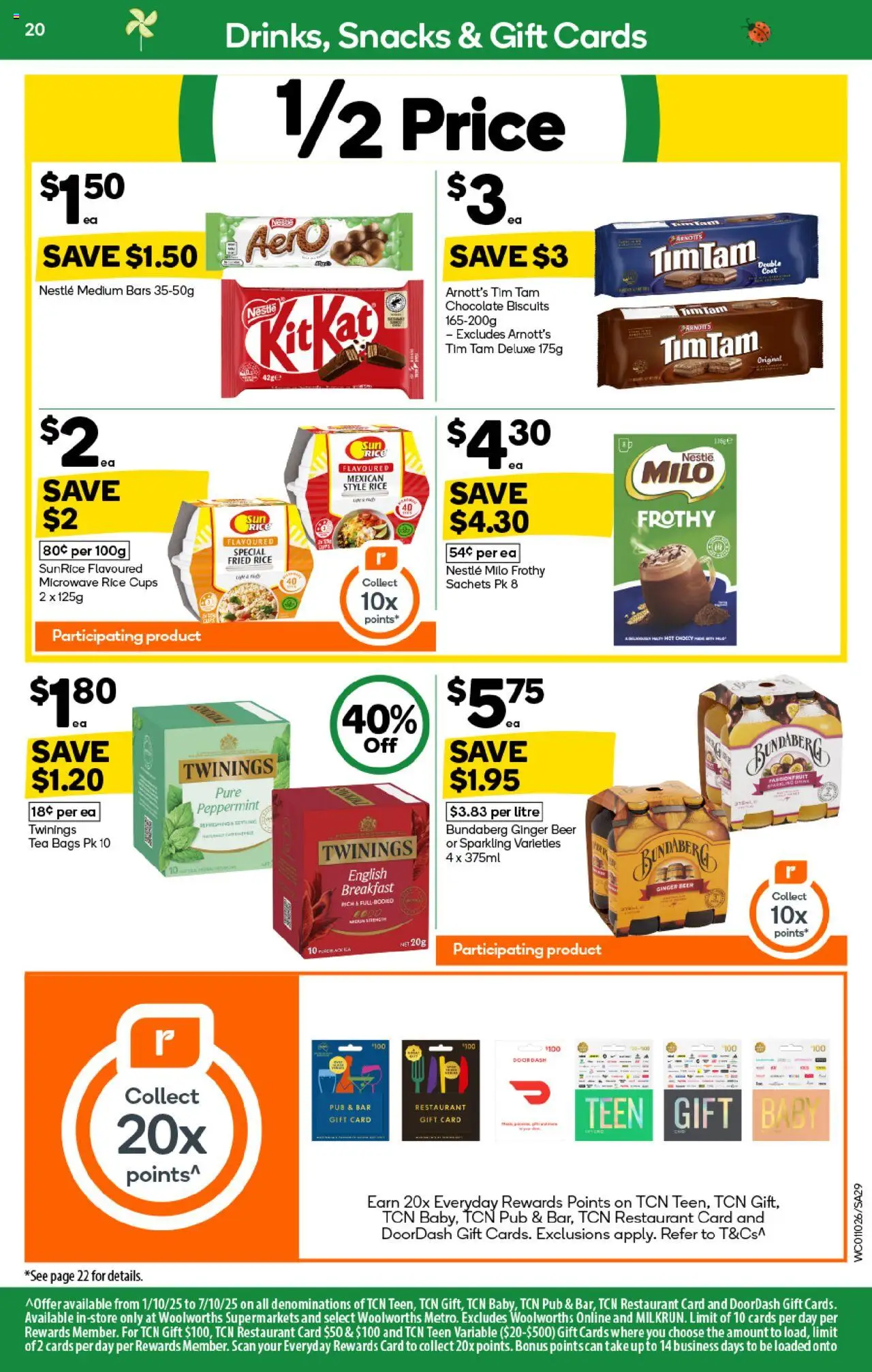 Woolworths catalogue - valid from 01.10.2025 | Page: 27 | Products: Beer, Tea, Passionfruit, Microwave