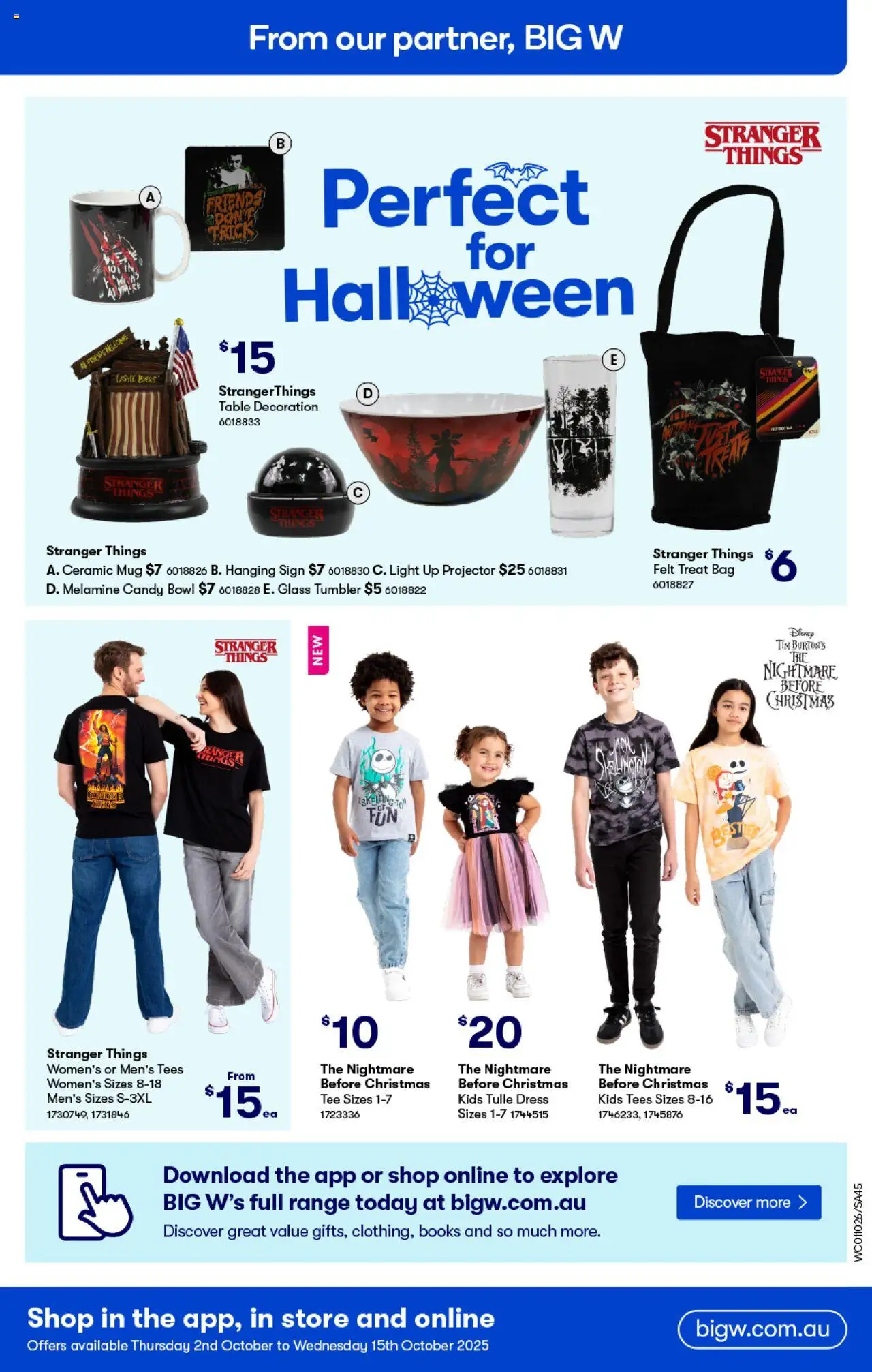 Woolworths catalogue - valid from 01.10.2025 | Page: 43 | Products: Table, Light, Dress, Bag
