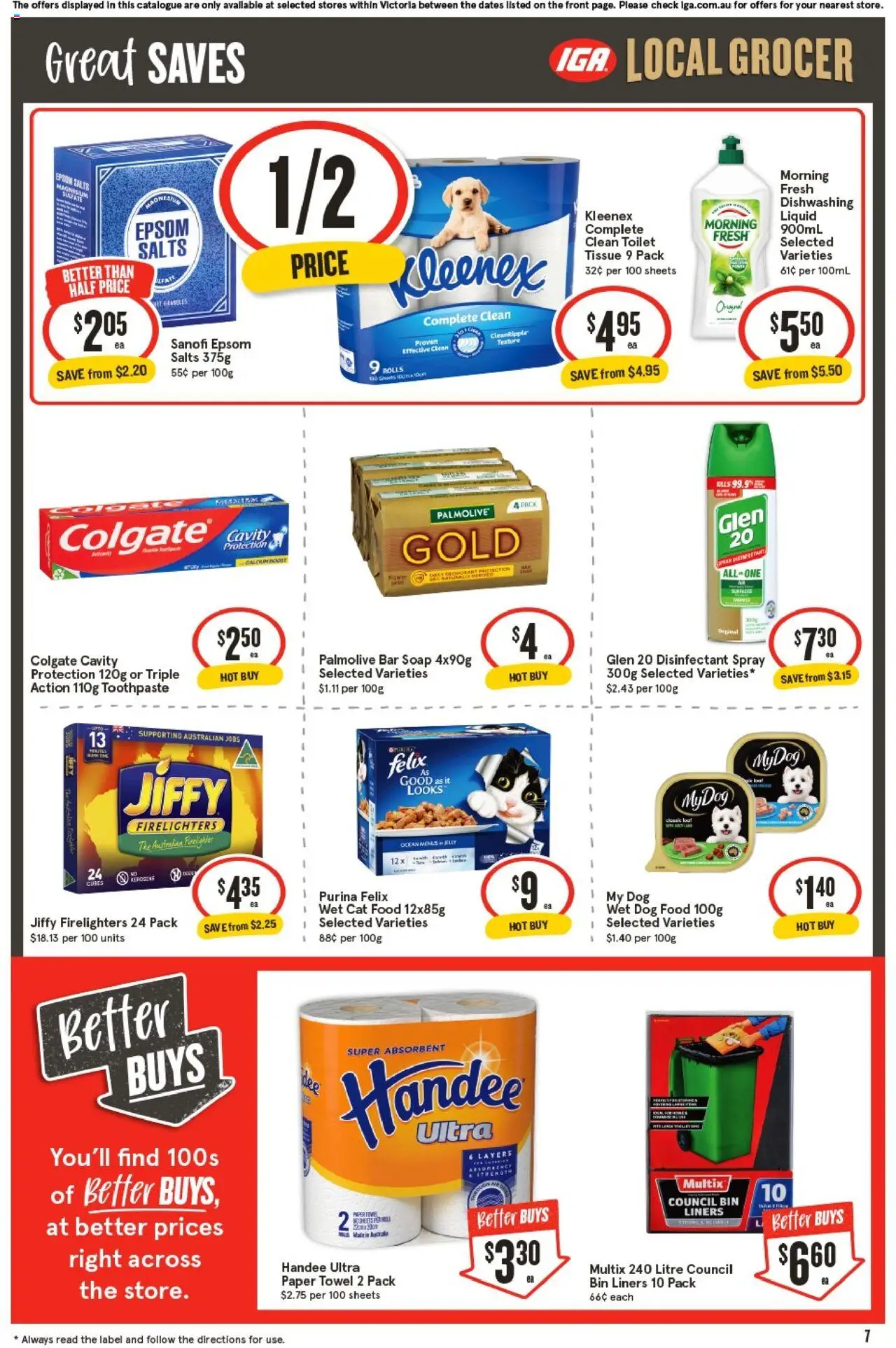IGA catalogue - valid from 01.10.2025 | Page: 6 | Products: Toilet, Soap, Toothpaste, Dog food