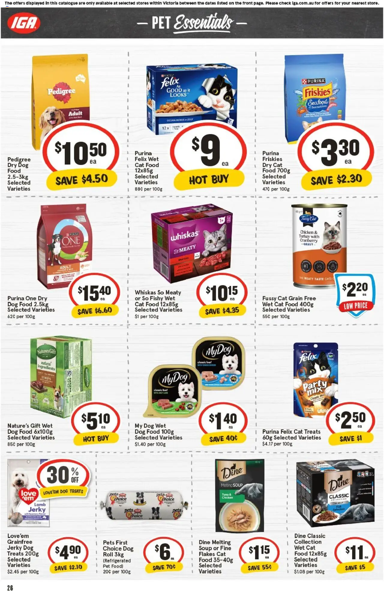 IGA catalogue - valid from 01.10.2025 | Page: 25 | Products: Lamb, Dog food, Soup, Tuna IGA catalogue - valid from 01.10.2025 | Page: 25 | Products: Lamb, Dog food, Soup, Tuna