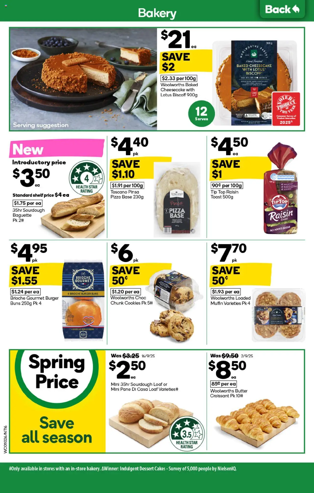 Woolworths catalogue - valid from 01.10.2025 | Page: 14 | Products: Shelf, Butter, Pizza, Sugar