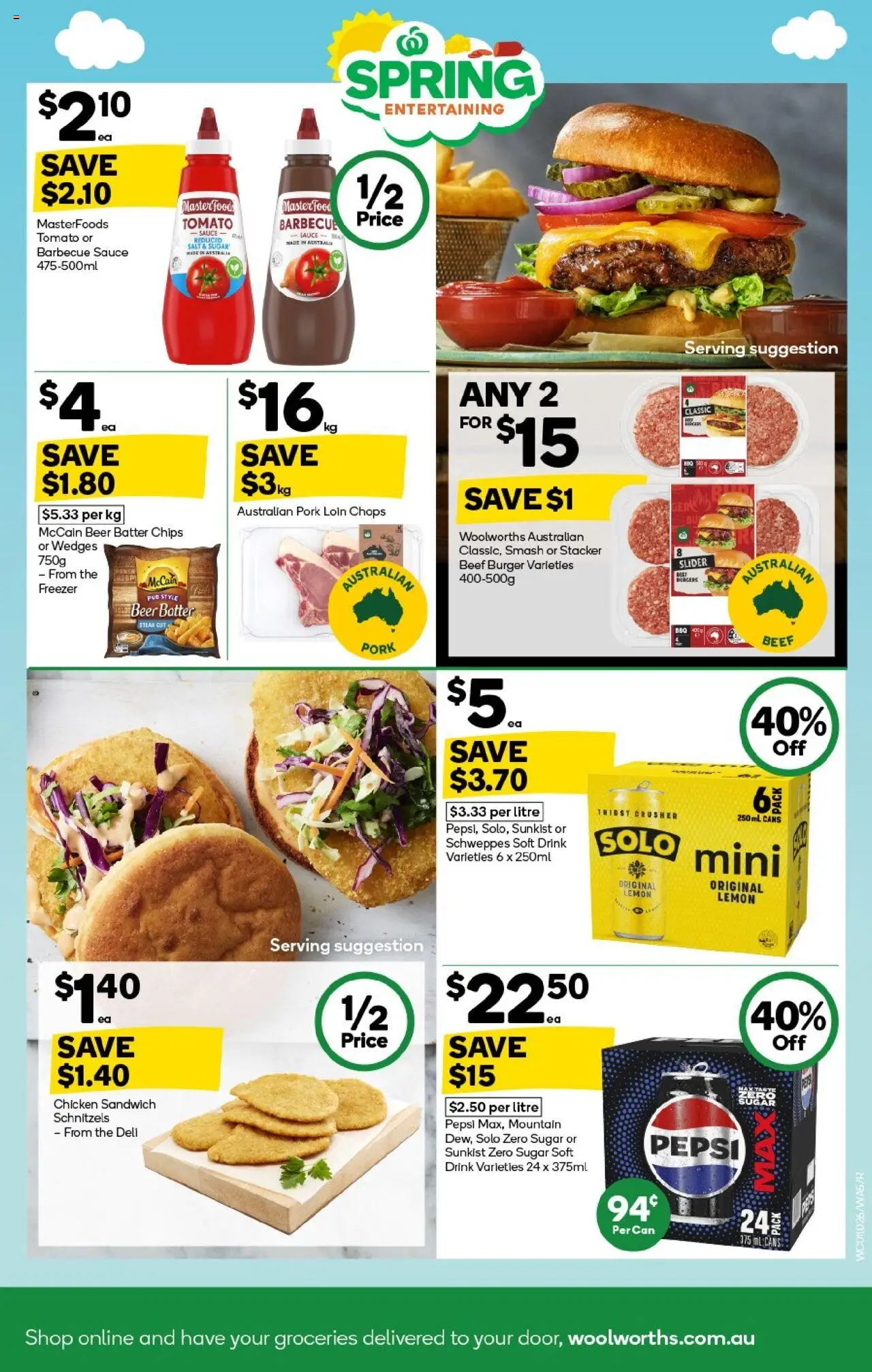Woolworths catalogue - valid from 01.10.2025 | Page: 5 | Products: Beer, Chips, Sauce, Salt