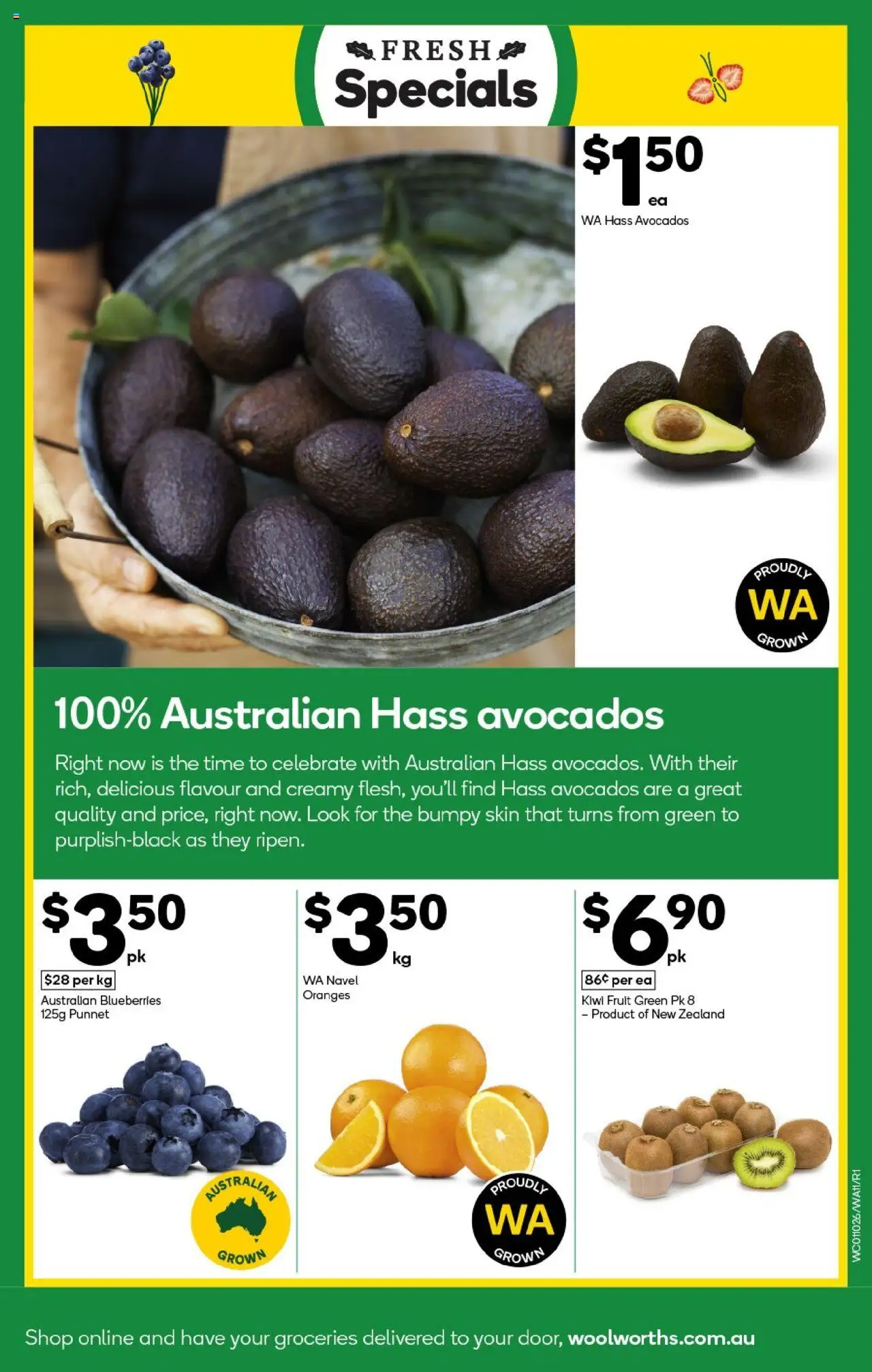 Woolworths catalogue - valid from 01.10.2025 | Page: 11 | Products: Oranges, Blueberries