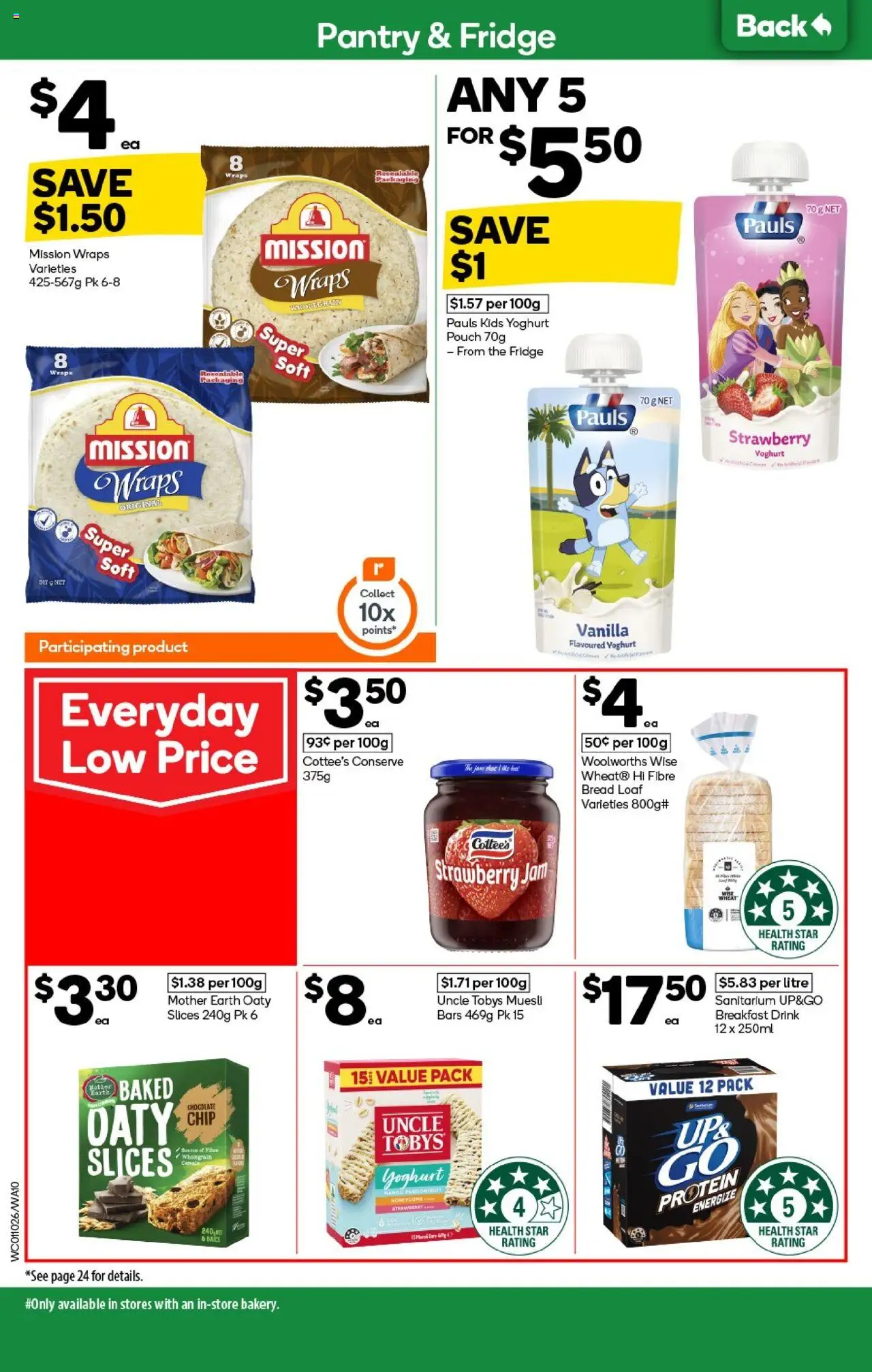 Woolworths catalogue - valid from 01.10.2025 | Page: 10 | Products: Yoghurt, Bread, Chocolate, Passionfruit