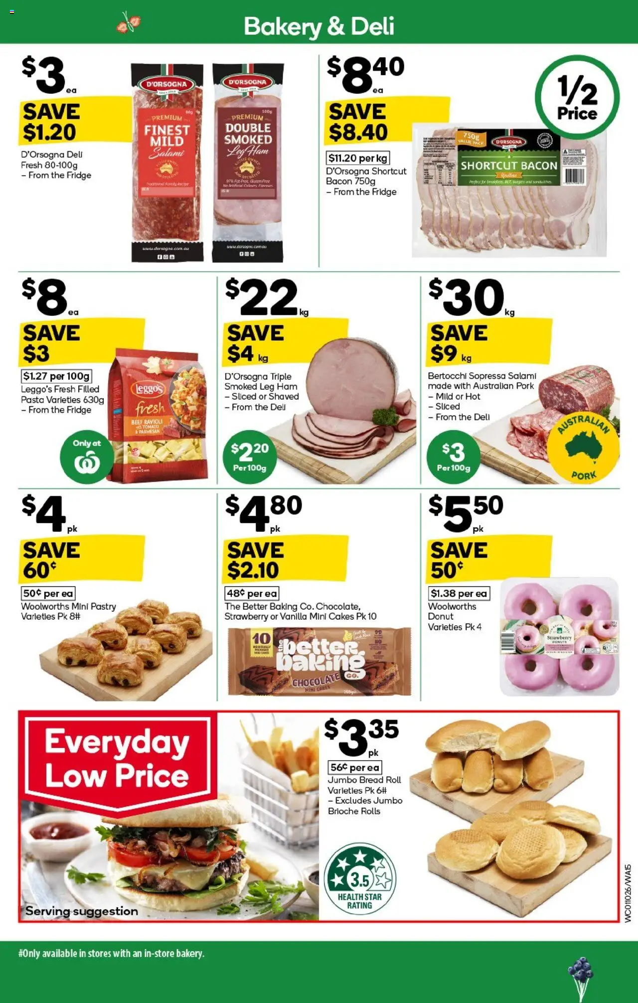 Woolworths catalogue - valid from 01.10.2025 | Page: 15 | Products: Chocolate, Salami, Pastry, Fridge