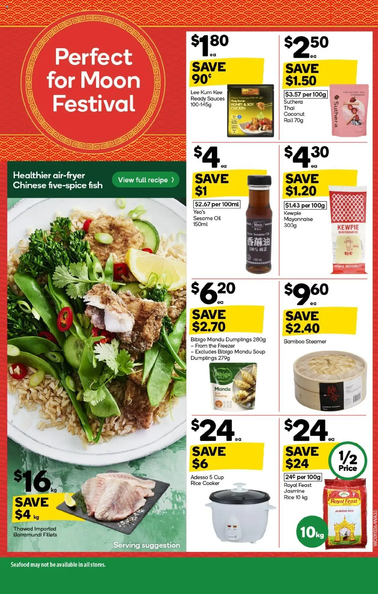 Woolworths catalogue - valid from 01.10.2025 | Page: 33 | Products: Fish, Mayonnaise, Soup, Rice cooker