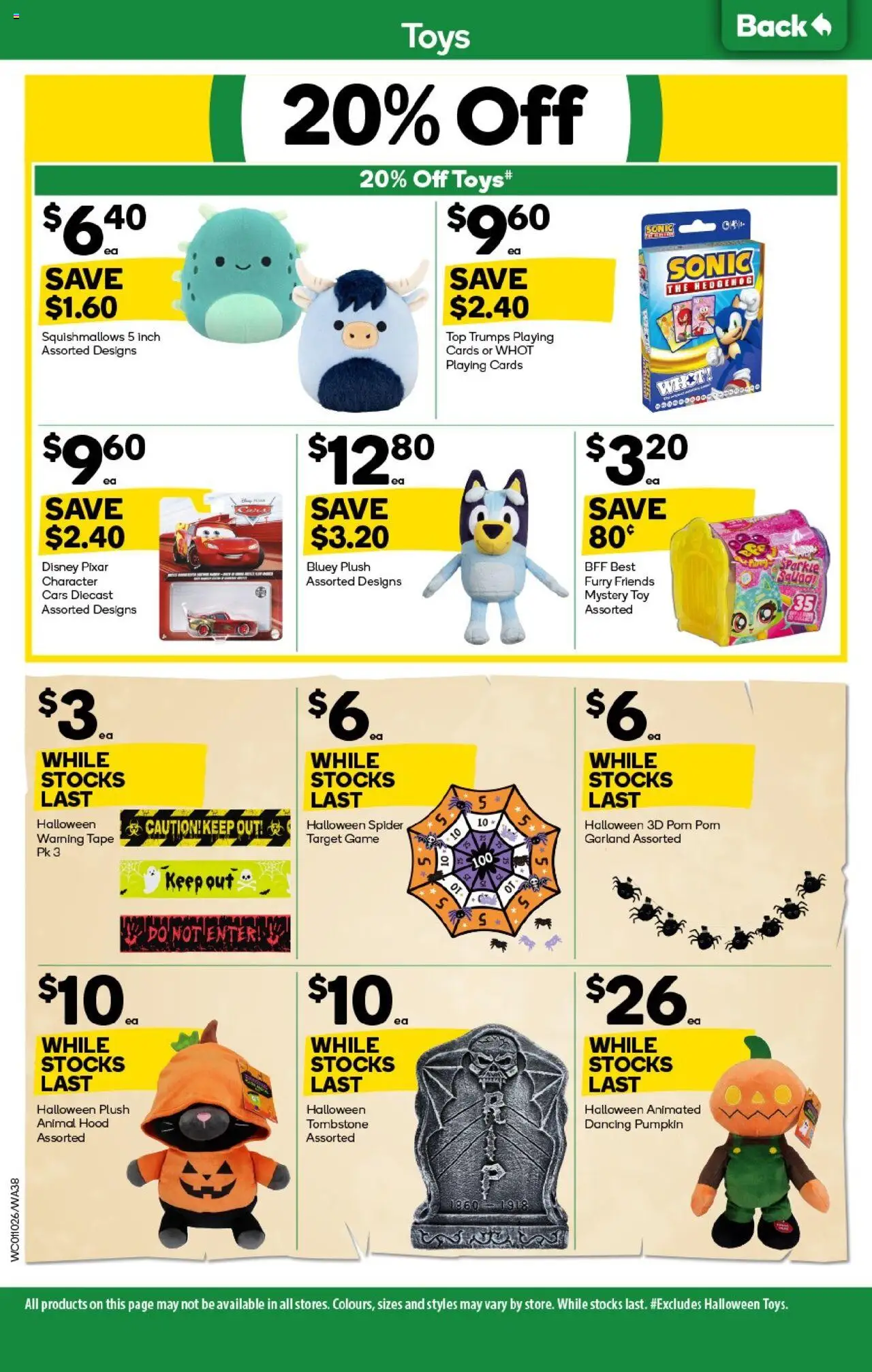 Woolworths catalogue - valid from 01.10.2025 | Page: 38 | Products: Pumpkin, Game