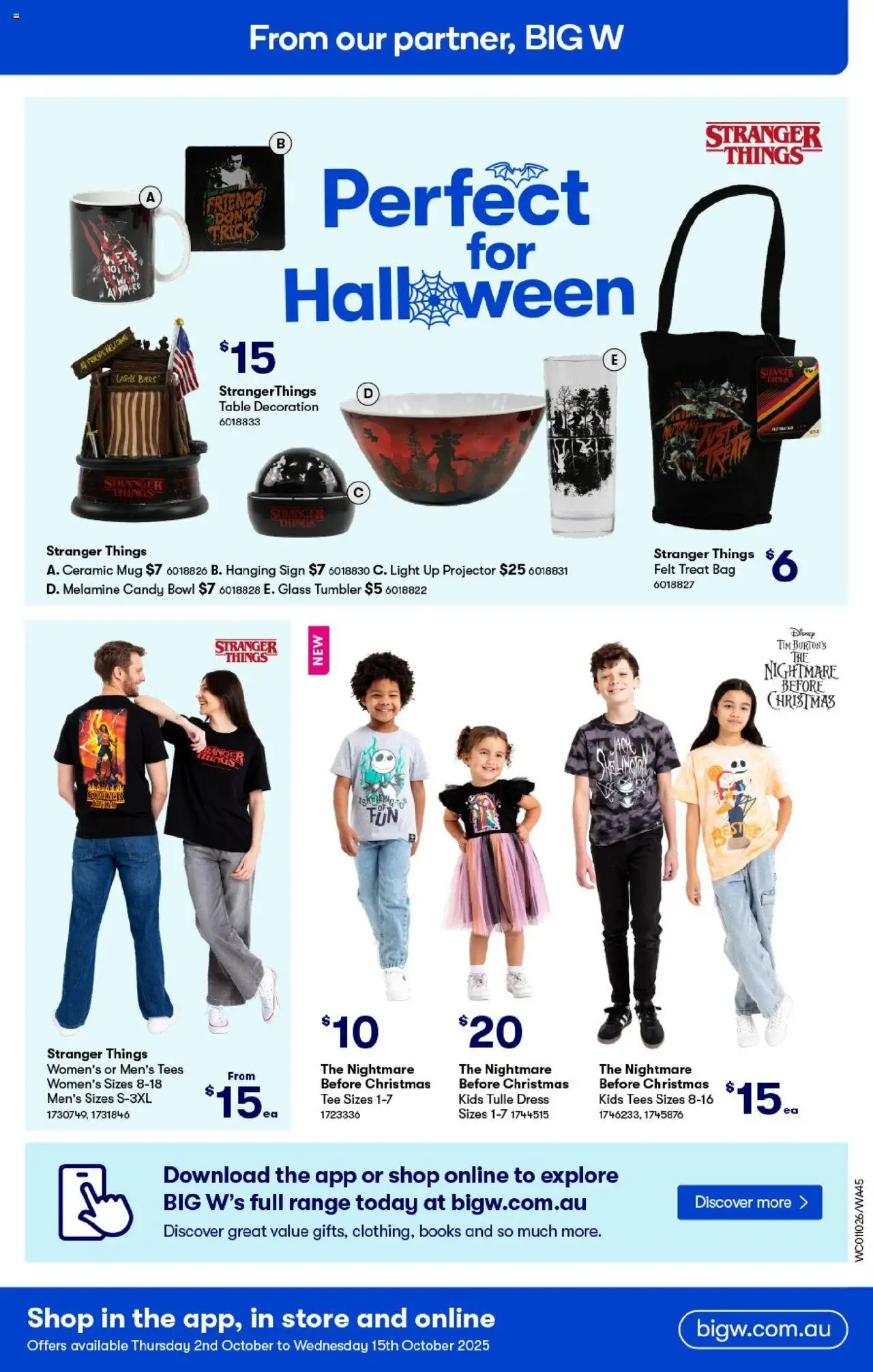 Woolworths catalogue - valid from 01.10.2025 | Page: 45 | Products: Table, Light, Bag, Projector