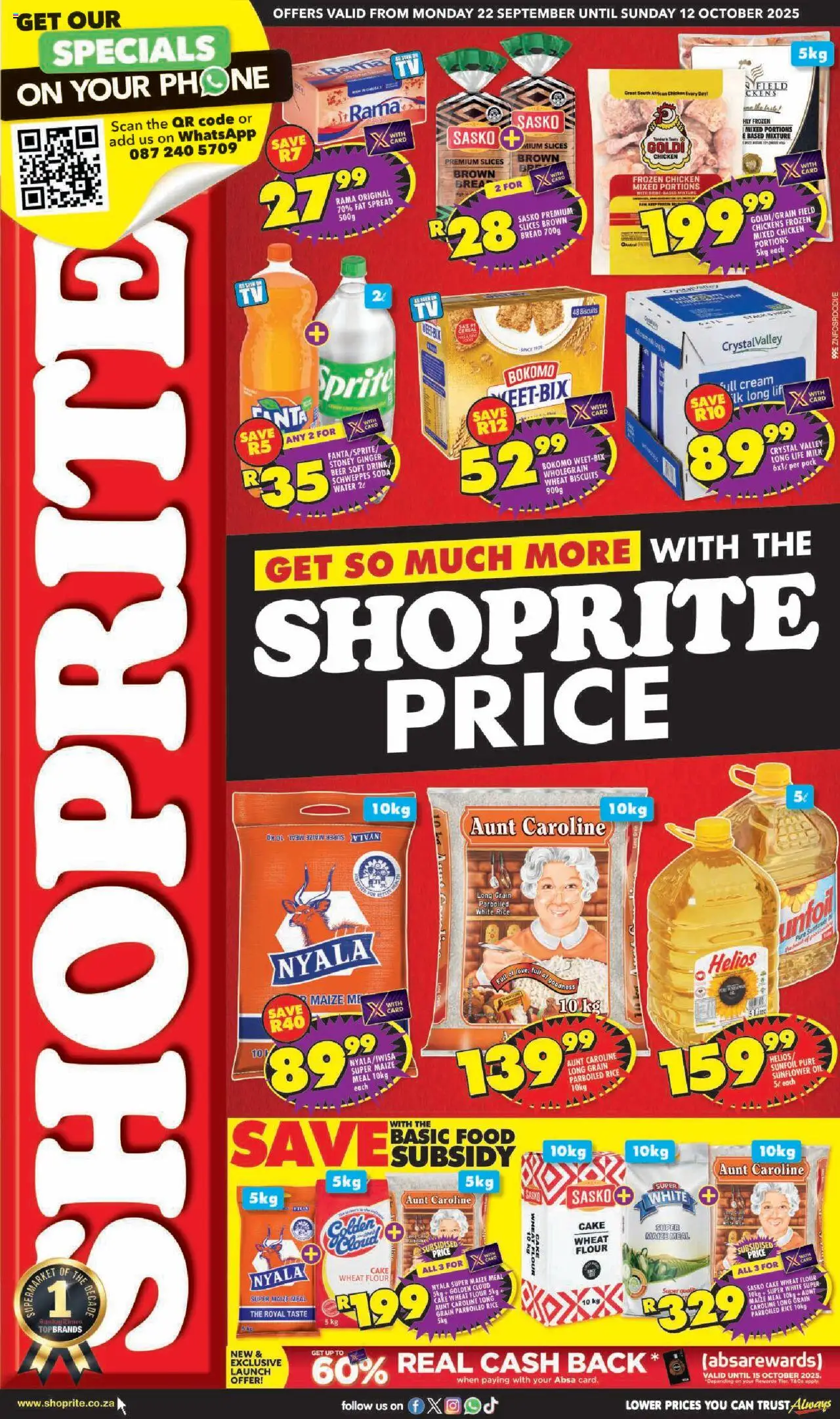 Shoprite KwaZulu-Natal – Shoprite Price (22/09/2025 – 12/10/2025) → Online Catalogue