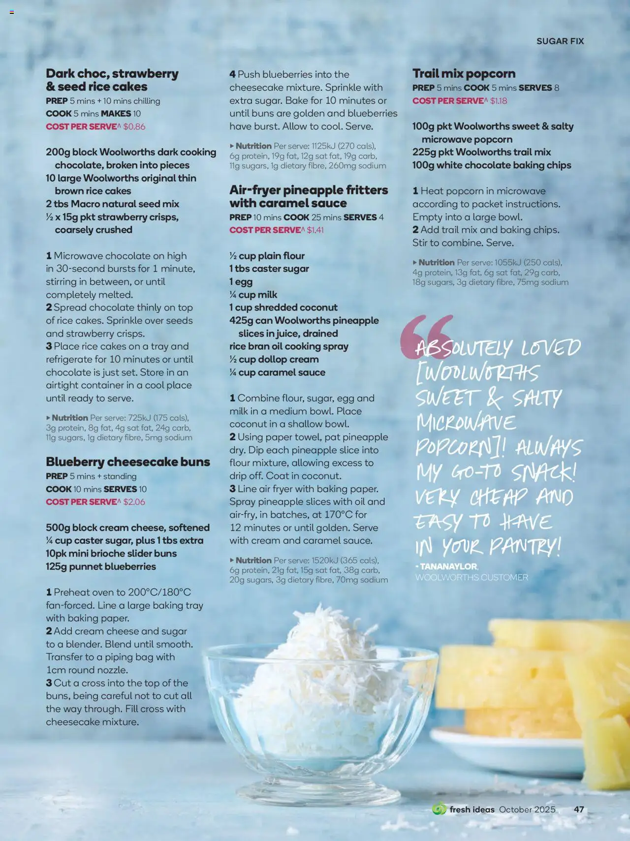 Woolworths catalogue - valid from 01.10.2025 | Page: 47 | Products: Chocolate, Coat, Bag, Oven Woolworths catalogue - valid from 01.10.2025 | Page: 47 | Products: Chocolate, Coat, Bag, Oven