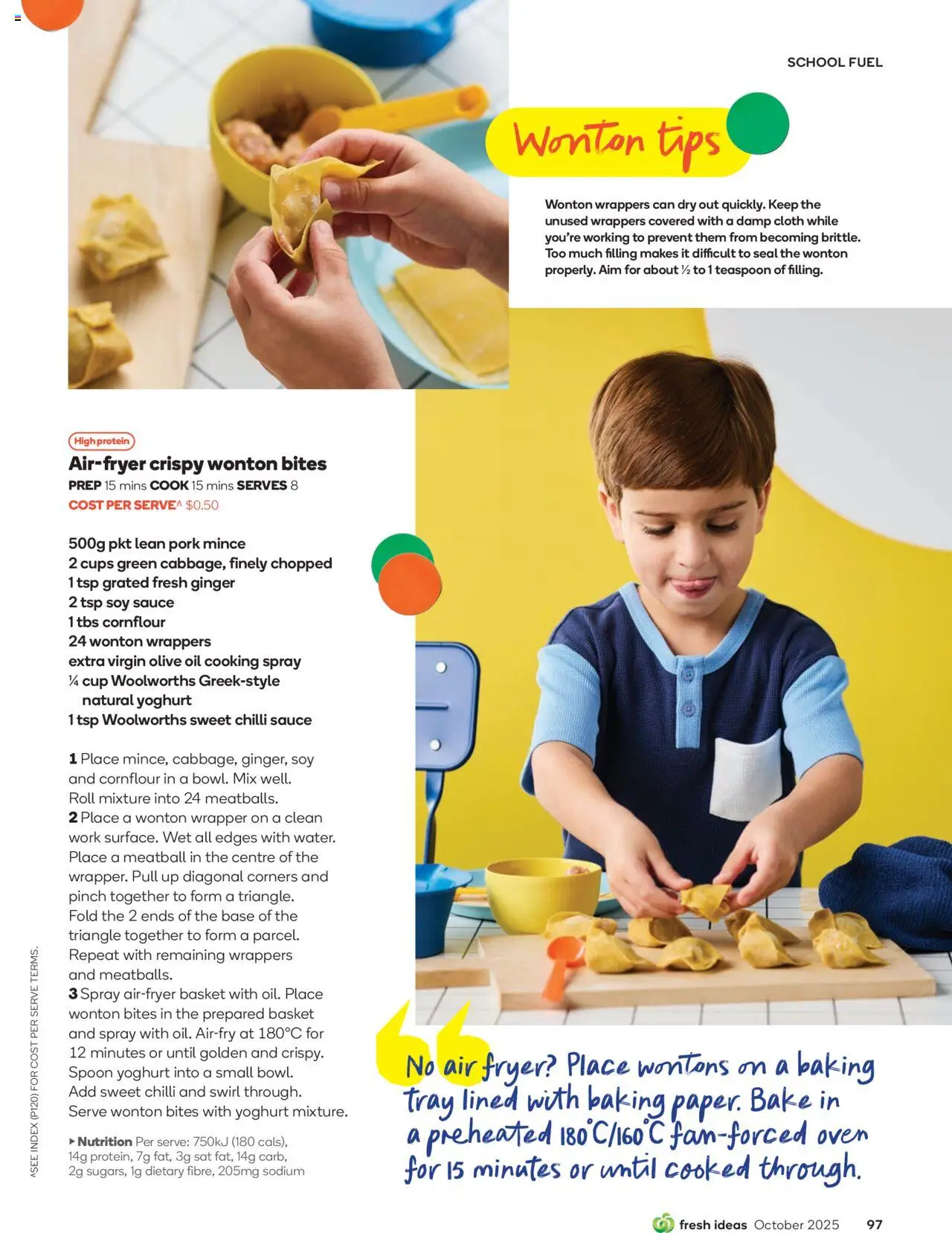 Woolworths catalogue - valid from 01.10.2025 | Page: 97 | Products: Ginger, Pork, Olive oil, Oven Woolworths catalogue - valid from 01.10.2025 | Page: 97 | Products: Ginger, Pork, Olive oil, Oven