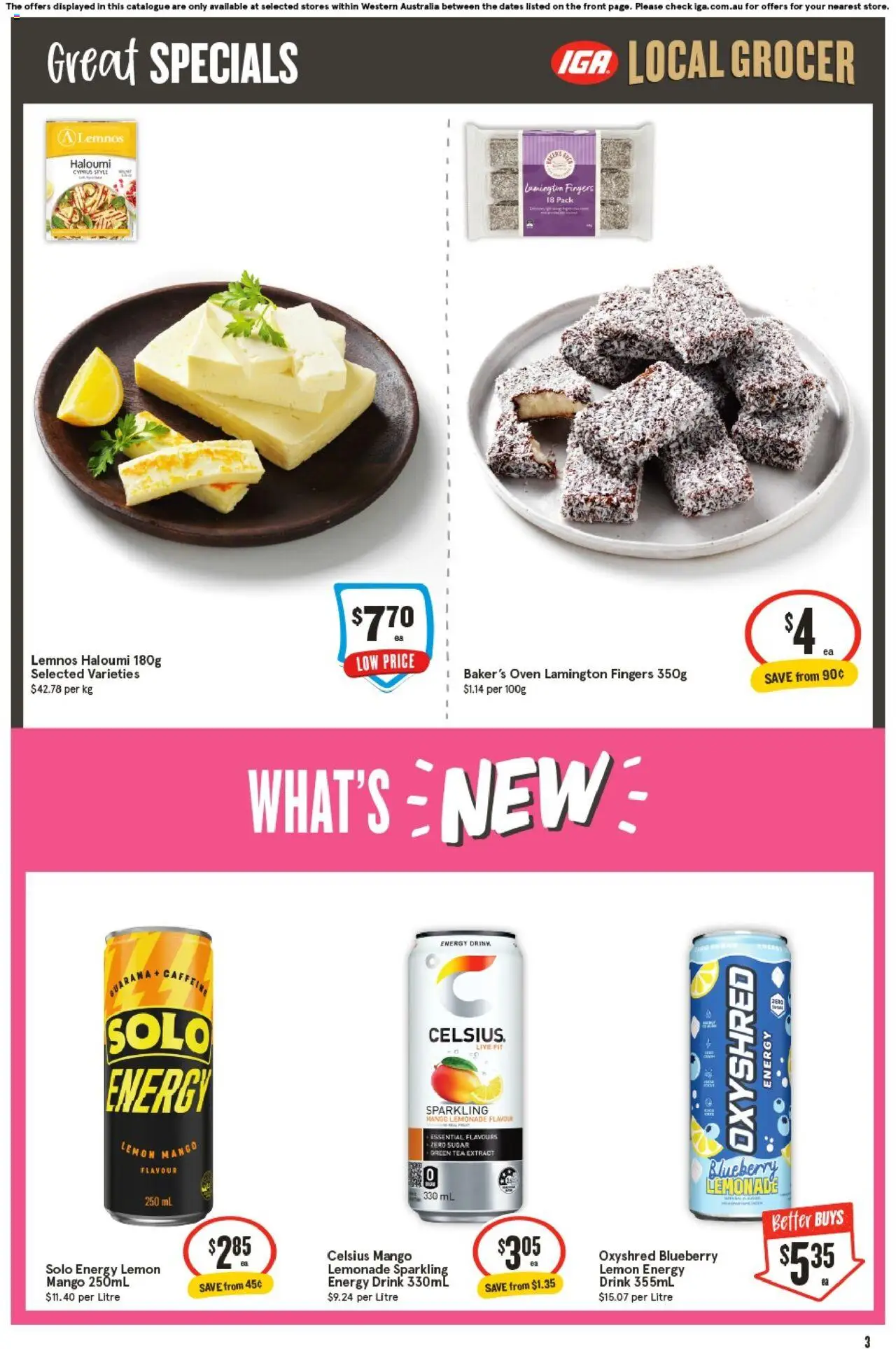 IGA catalogue - valid from 01.10.2025 | Page: 3 | Products: Sugar, Lemon, Mango, Oven