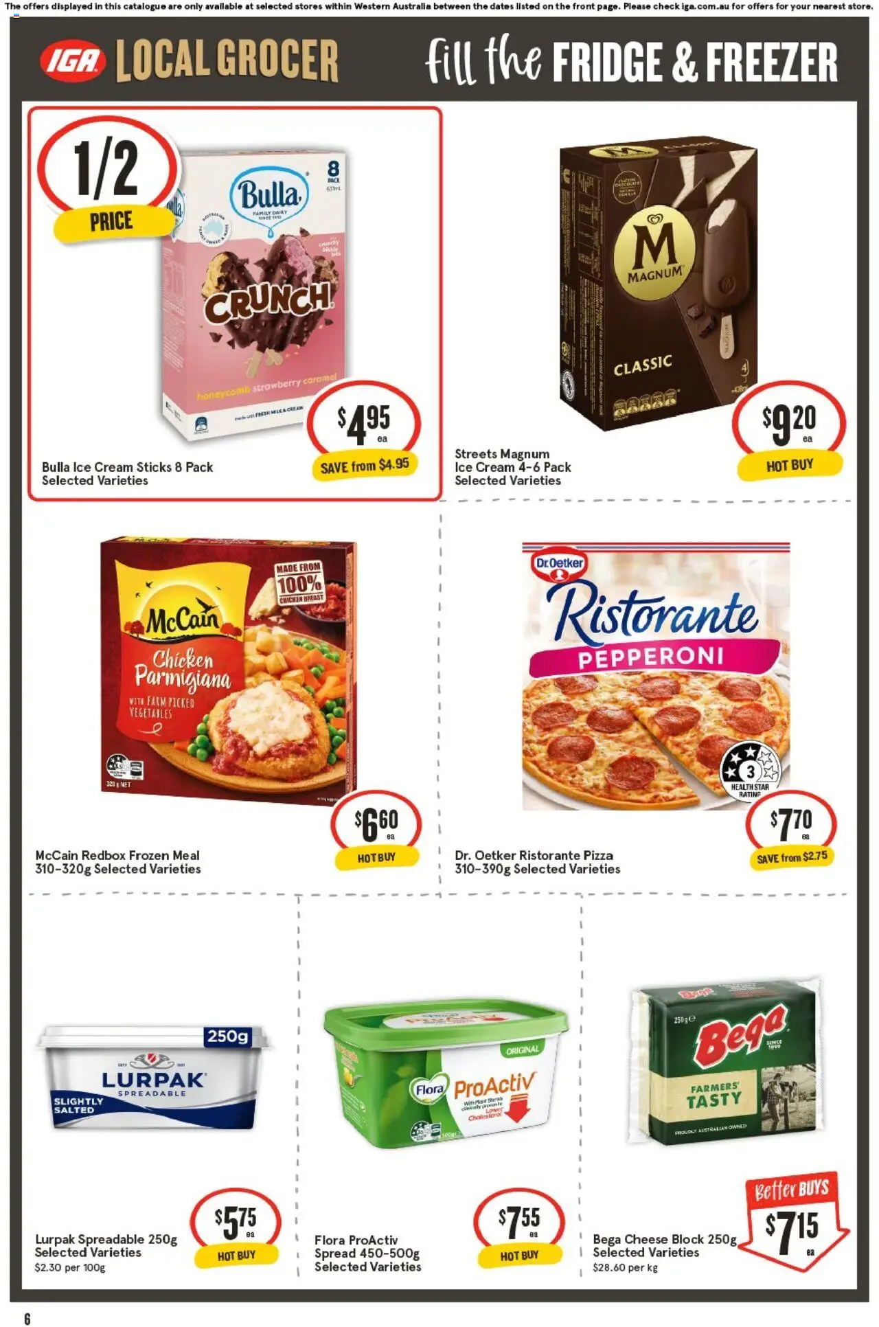 IGA catalogue - valid from 01.10.2025 | Page: 6 | Products: Plant, Dairy, Cream, Freezer