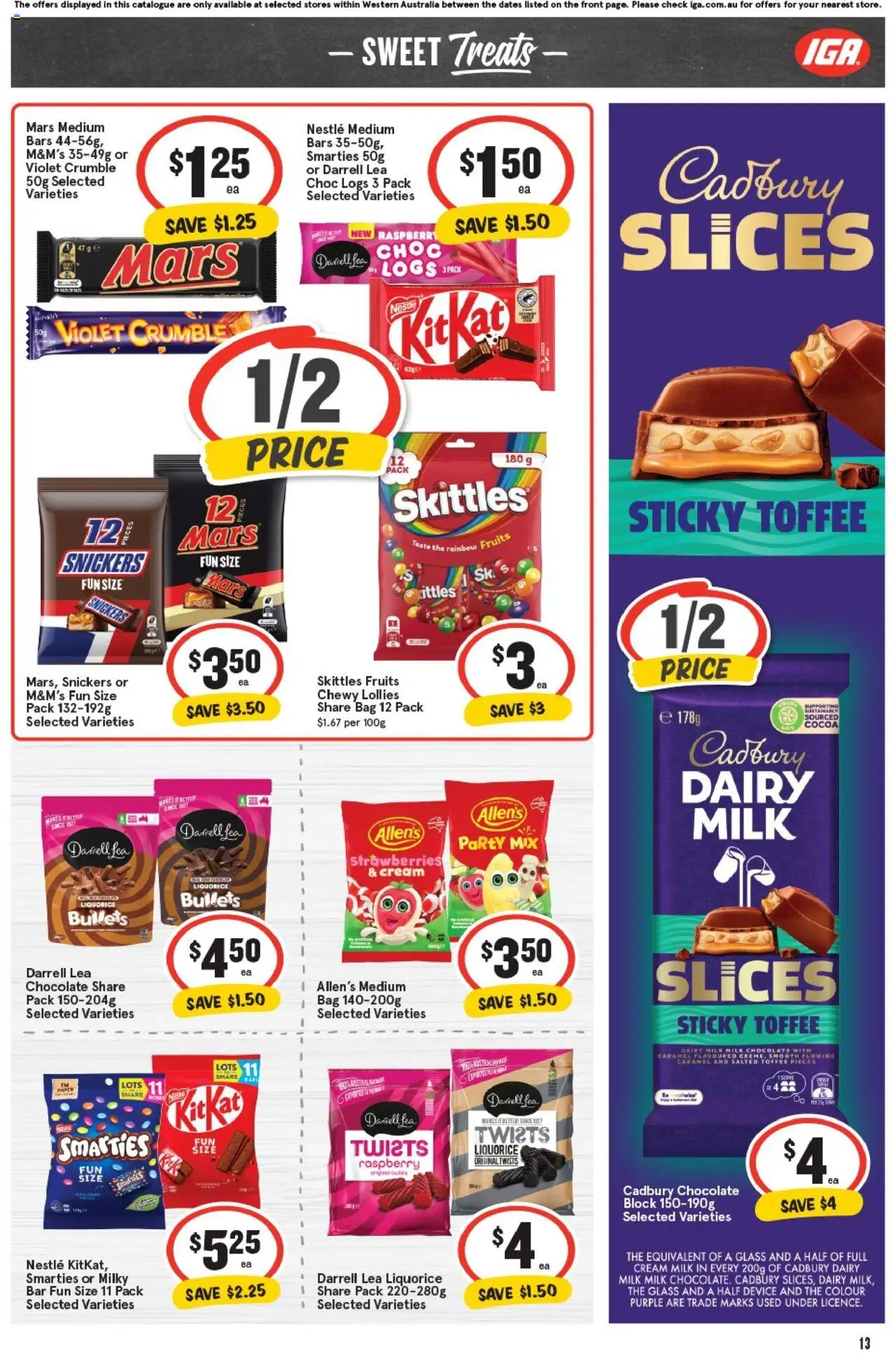 IGA catalogue - valid from 01.10.2025 | Page: 13 | Products: Milk, Dairy, Strawberries, Raspberry