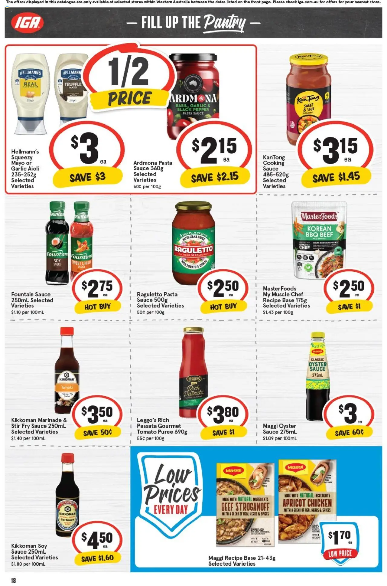IGA catalogue - valid from 01.10.2025 | Page: 18 | Products: Chicken, Fountain, Pepper, Chilli