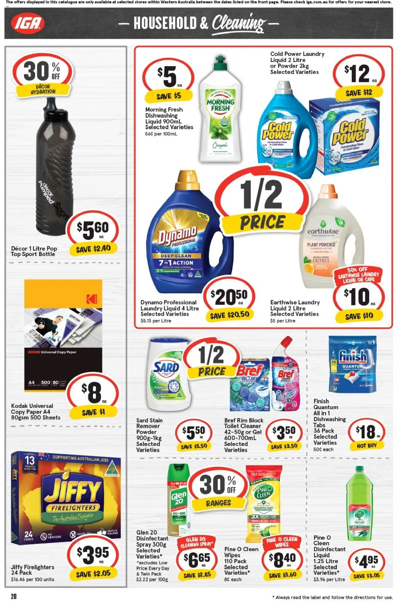 IGA catalogue - valid from 01.10.2025 | Page: 28 | Products: Decor, Powder, Plant, Laundry