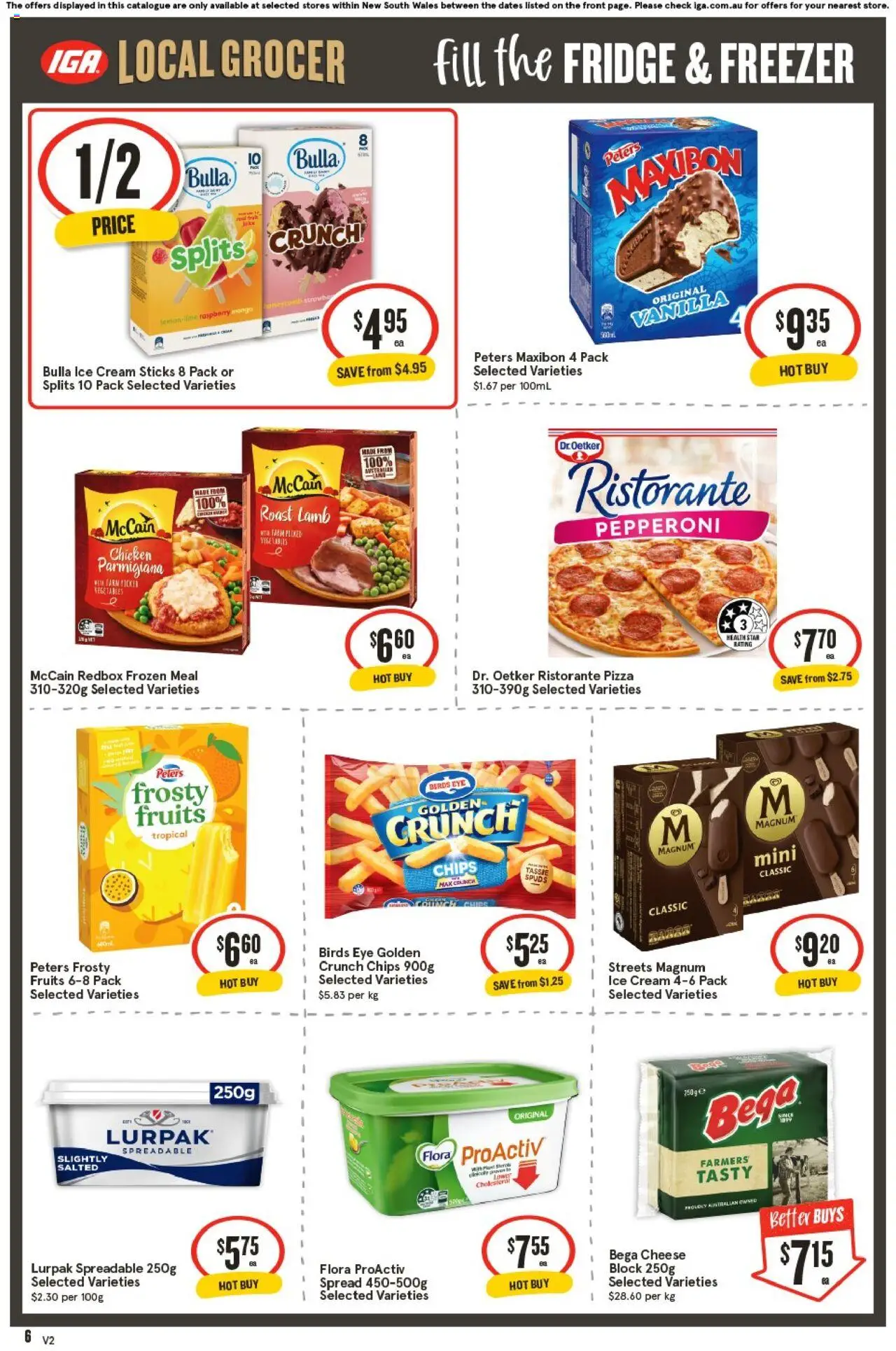 IGA catalogue - valid from 01.10.2025 | Page: 6 | Products: Cheese, Lamb, Cream, Fridge
