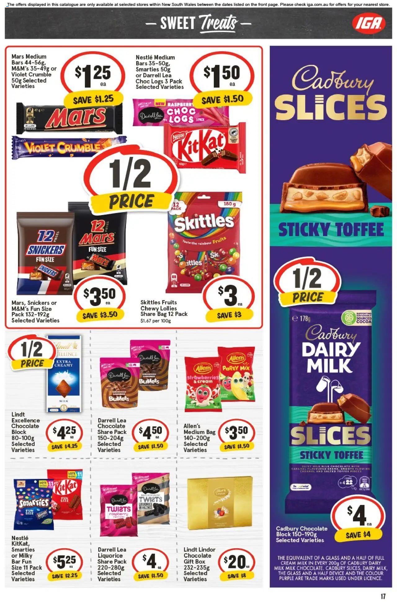 IGA catalogue - valid from 01.10.2025 | Page: 13 | Products: Cocoa, Dairy, Cream, Fruits
