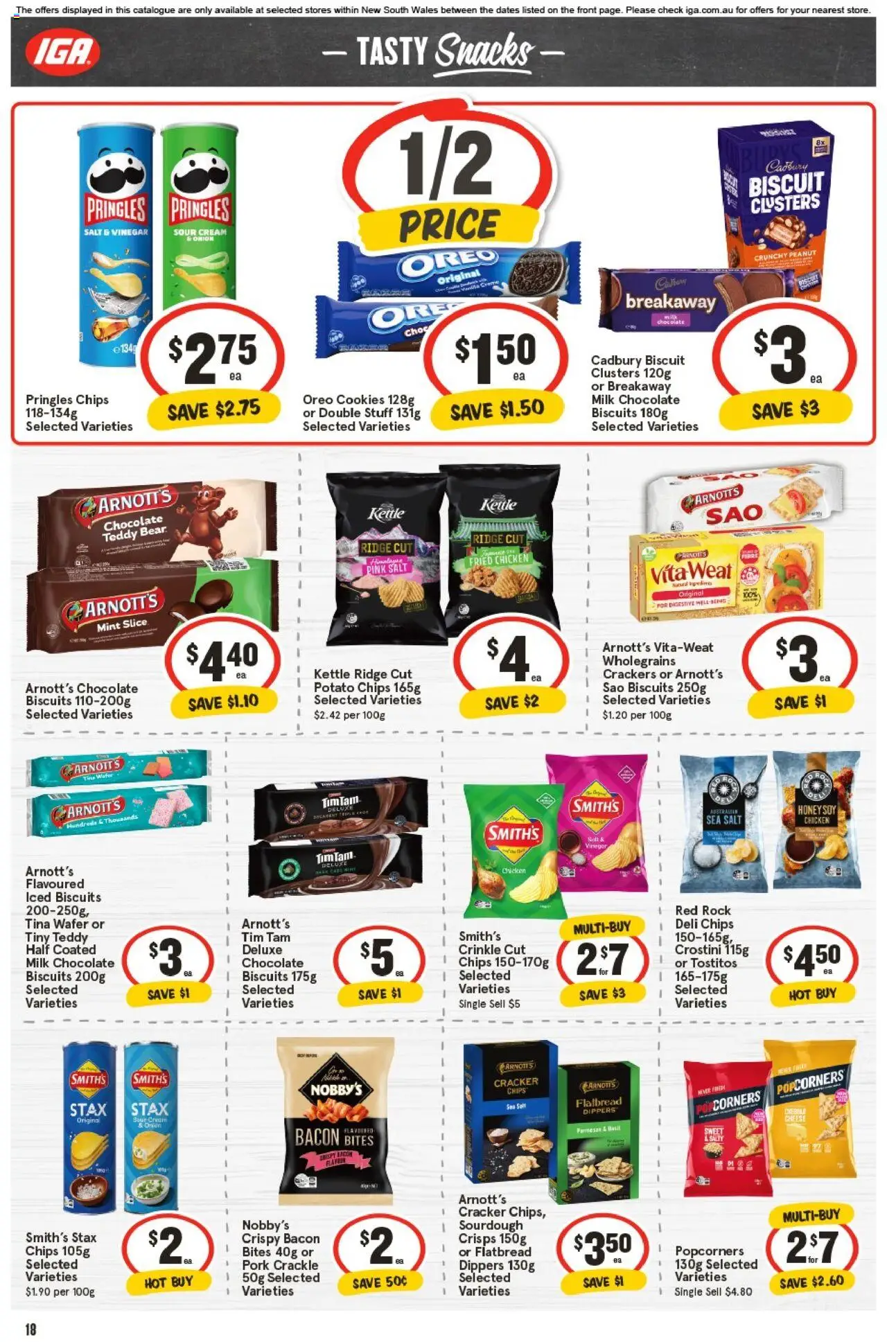 IGA catalogue - valid from 01.10.2025 | Page: 14 | Products: Sour cream, Cream, Biscuits, Kettle