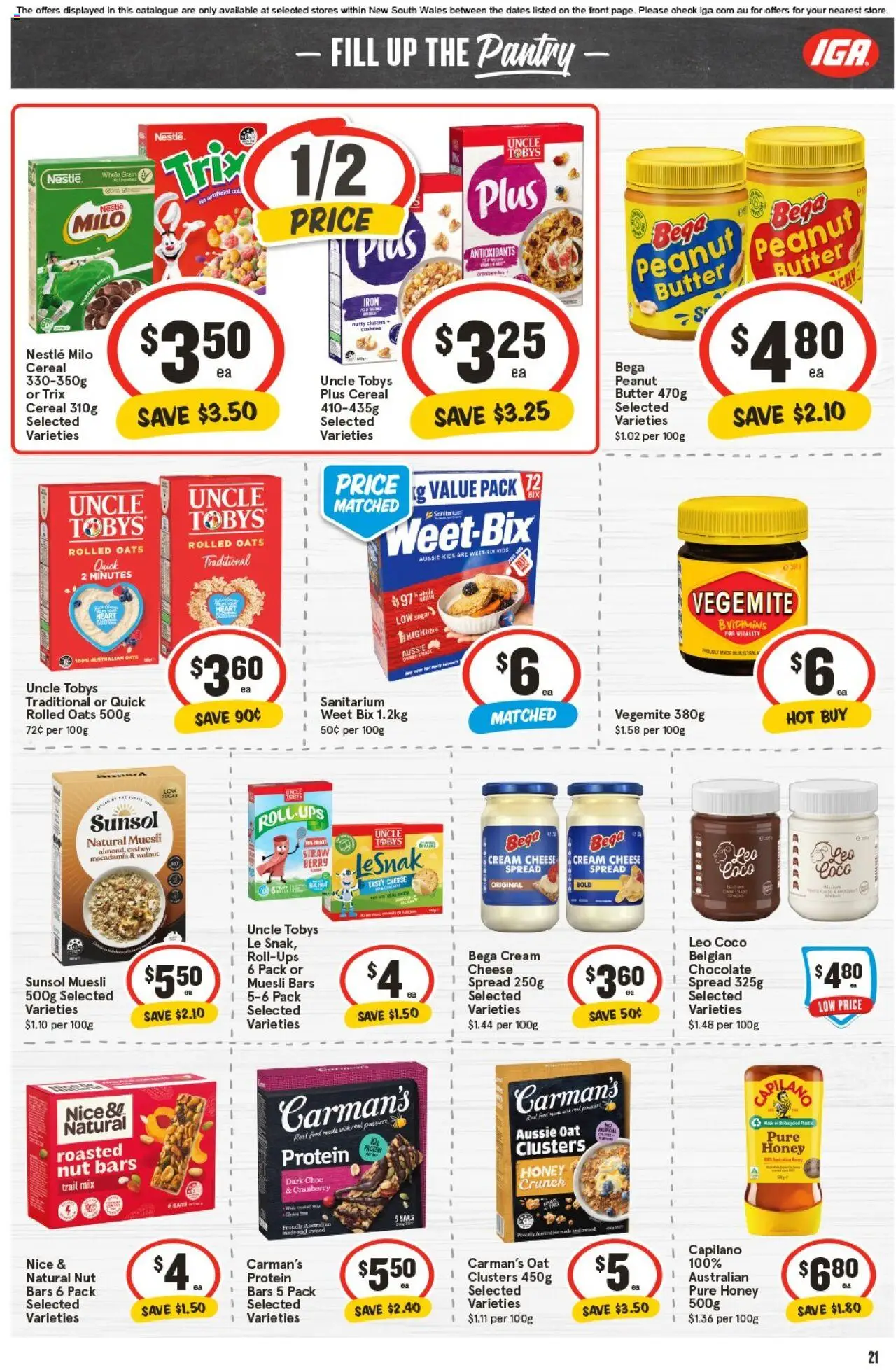 IGA catalogue - valid from 01.10.2025 | Page: 17 | Products: Gate, Chocolate, Oats, Cream