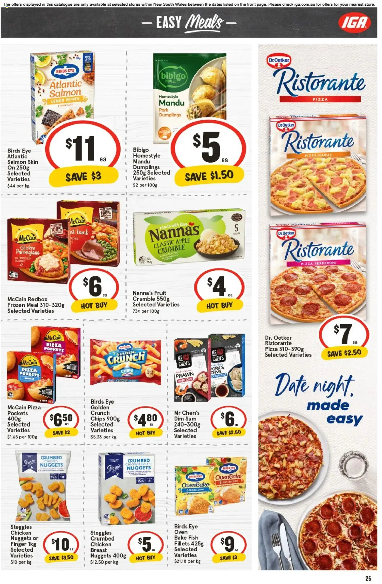 IGA catalogue - valid from 01.10.2025 | Page: 21 | Products: Chicken, Lamb, Salmon, Pepper