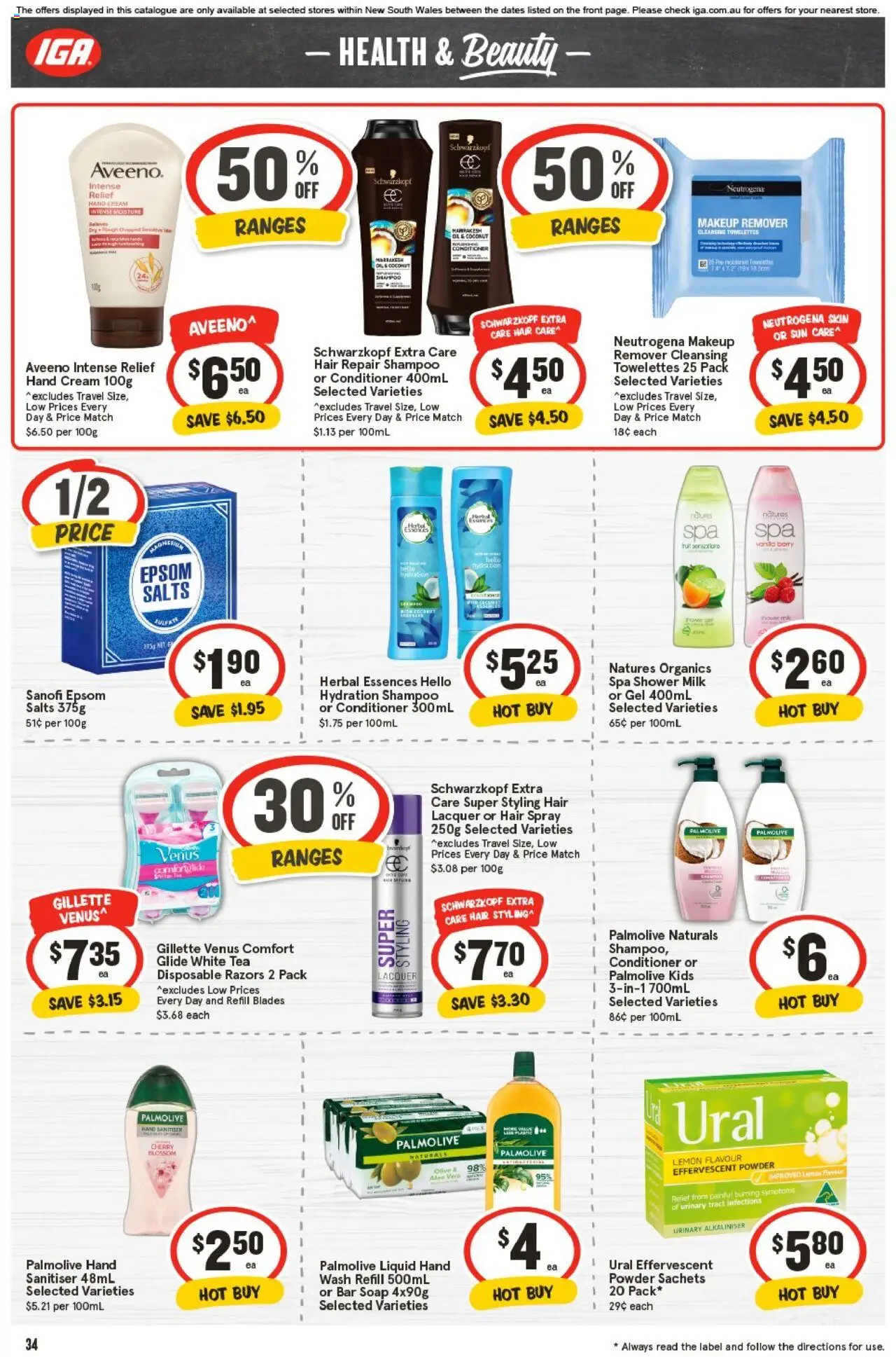 IGA catalogue - valid from 01.10.2025 | Page: 30 | Products: Milk, Hair spray, Soap, Makeup